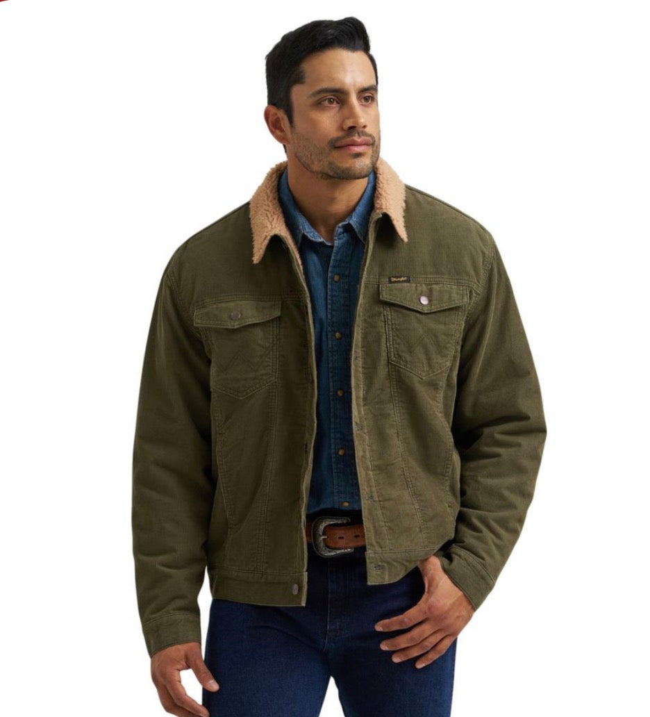 WRANGLER MENS OLIVE-NIGHT JACKET - 112382098