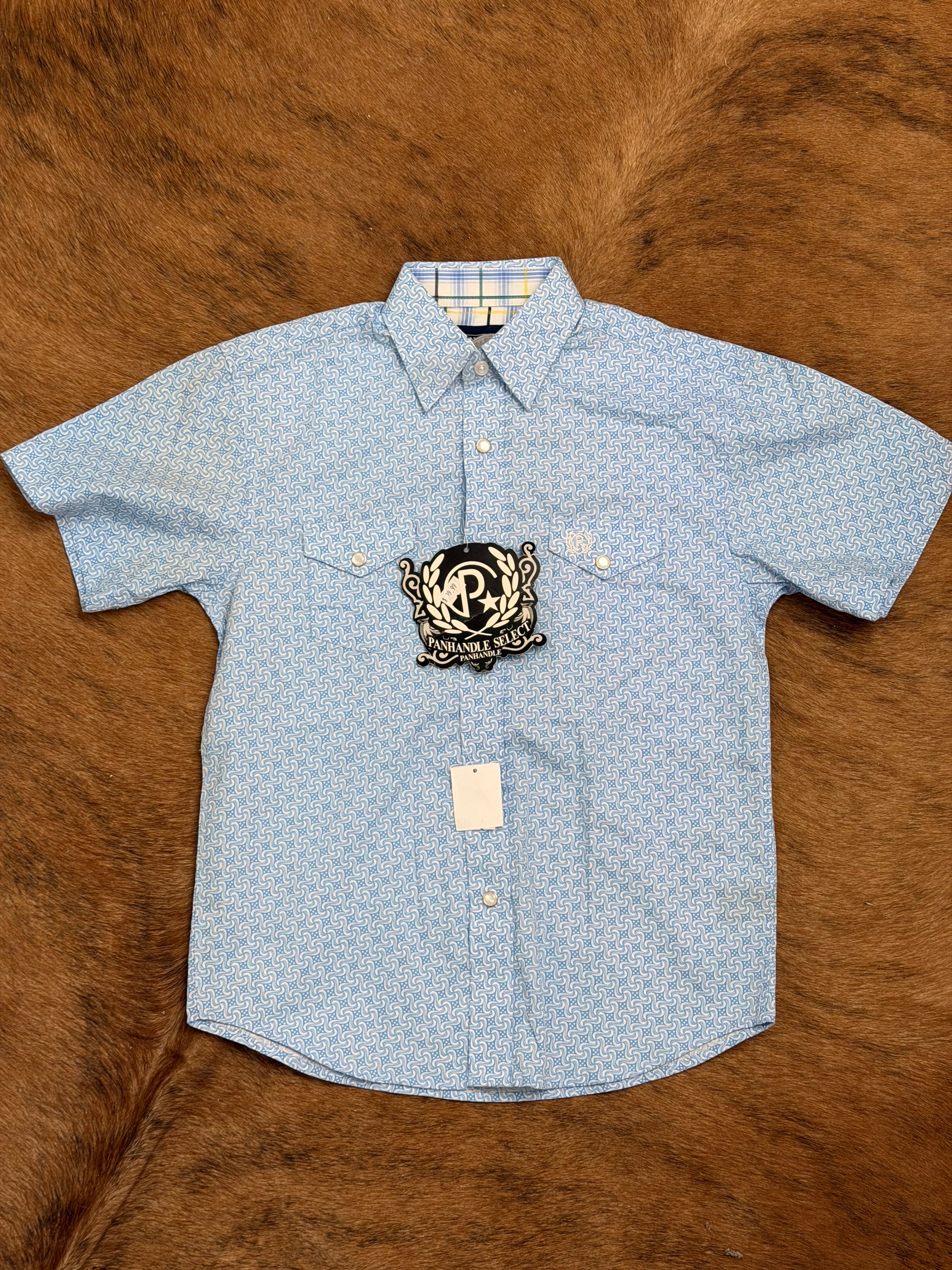 PANHANDLE KIDS SHIRT/ BABY BLUE- PBN3S03318