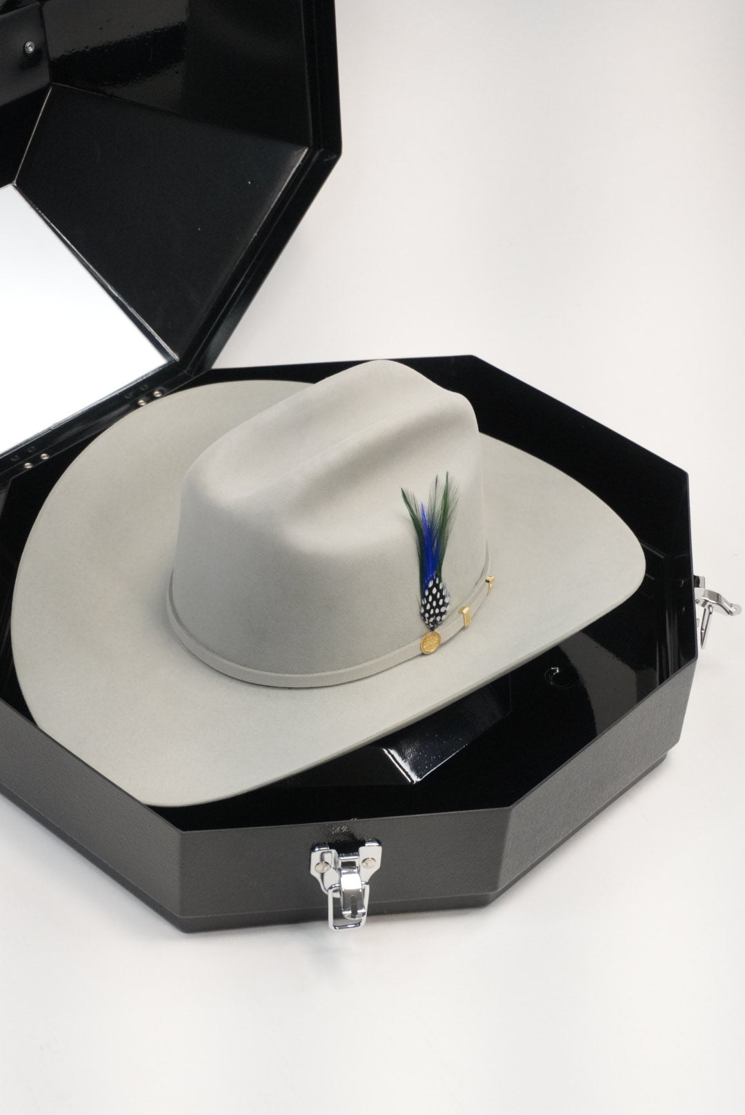 STETSON EL PRESIDENTE 100X MIST GREY COPA CHICA