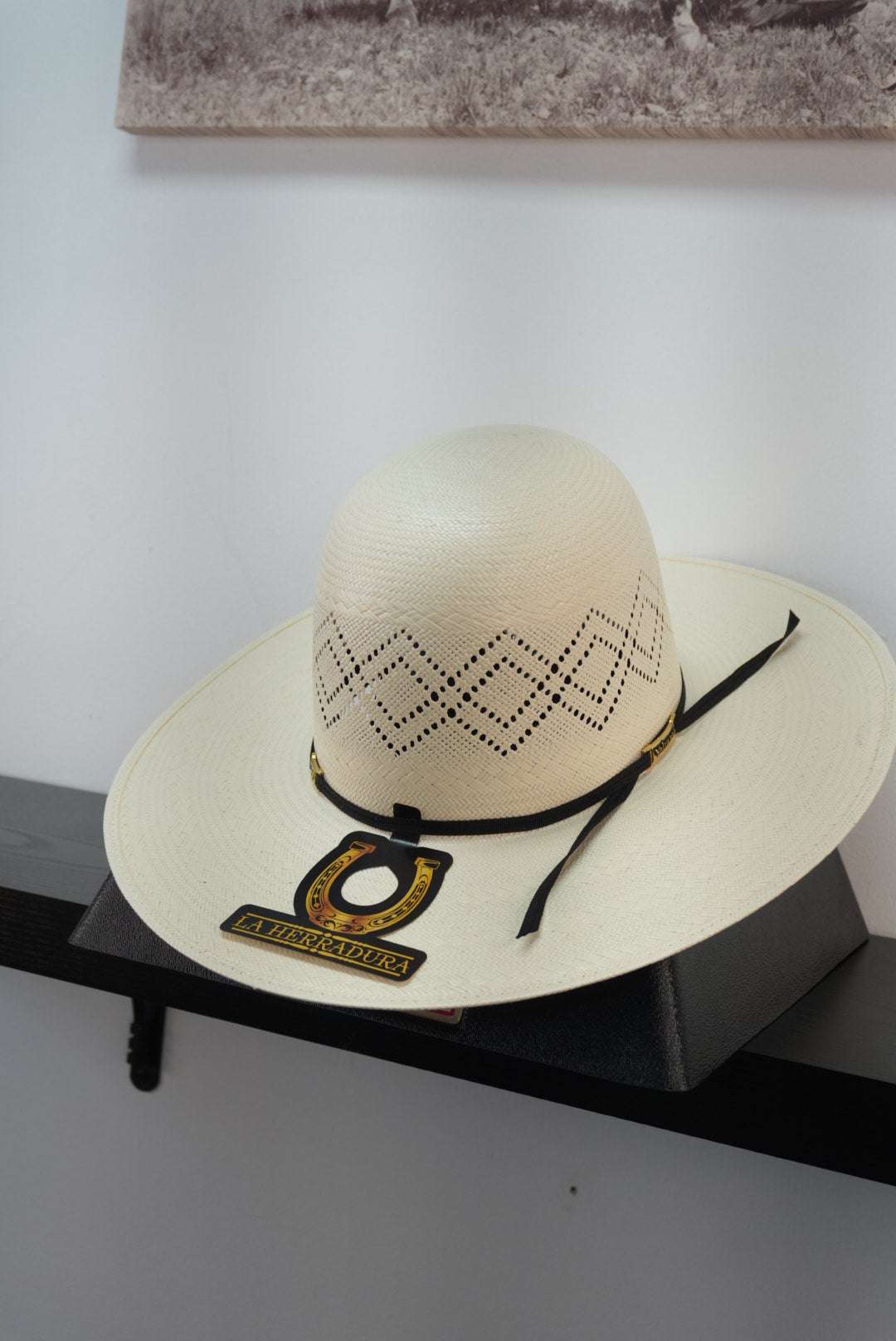 HERRADURA OPEN CROWN STRAW HAT 100x KUKULCAN Laherradurawwnc.com