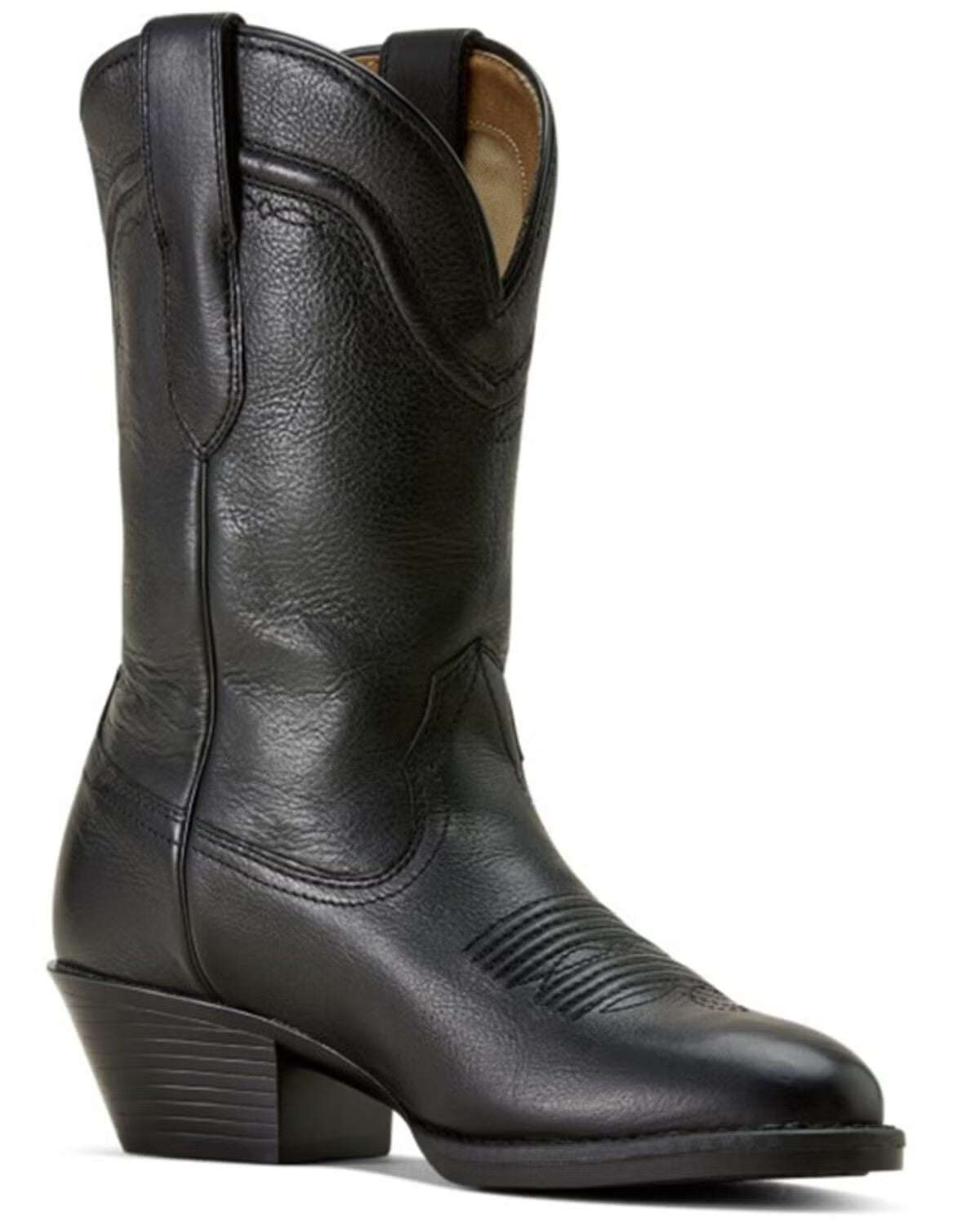 WOMENS BOOT EASTON RTOE VLVT BLK B MEDIUM 10074365 Laherradurawwnc.com