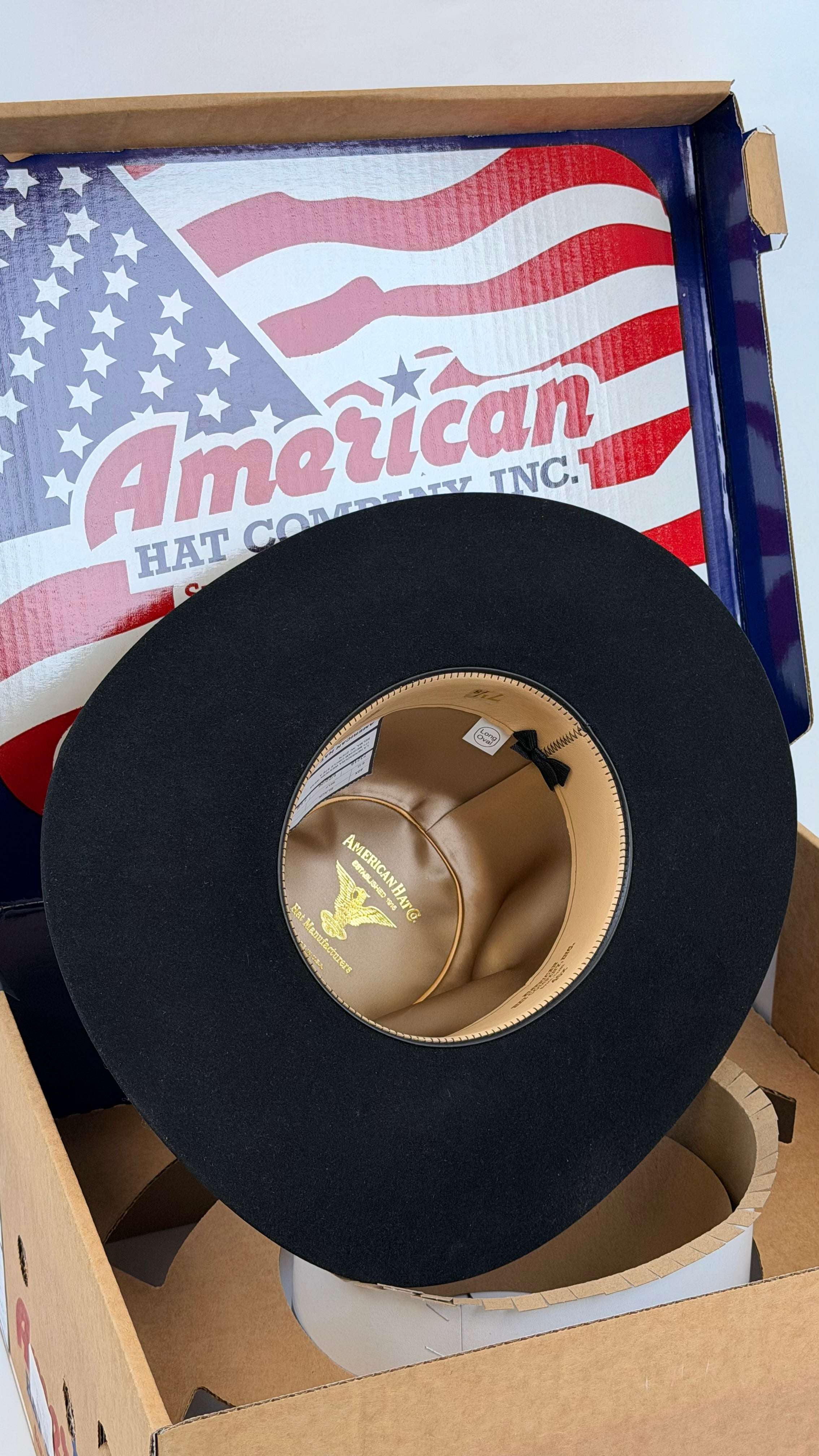 500X American Felt Hat Black Laherradurawwnc.com