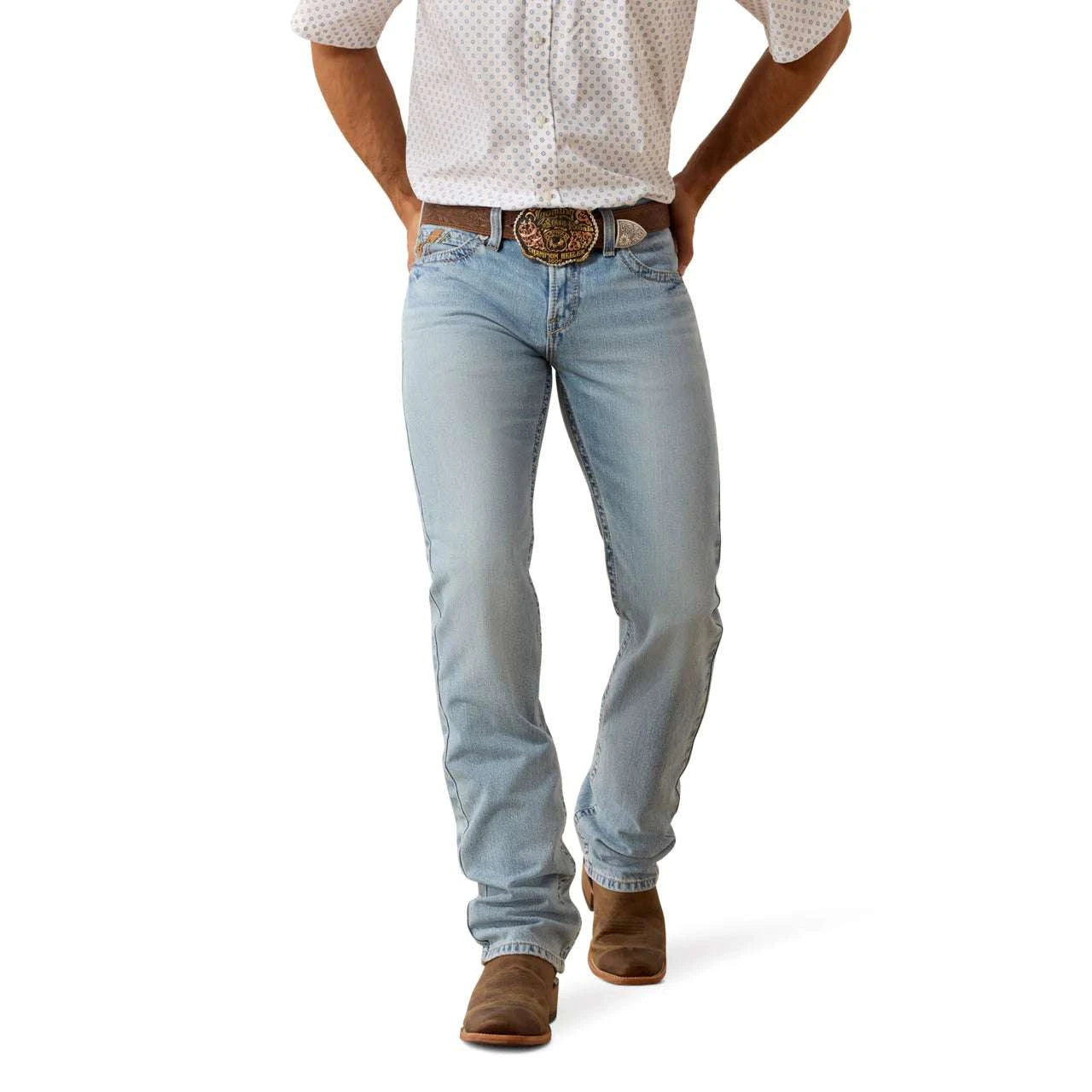 ARIAT MENS JEAN WAYLON M7 SLIM FIT STRAIGHT LEG 10072979 Laherradurawwnc.com