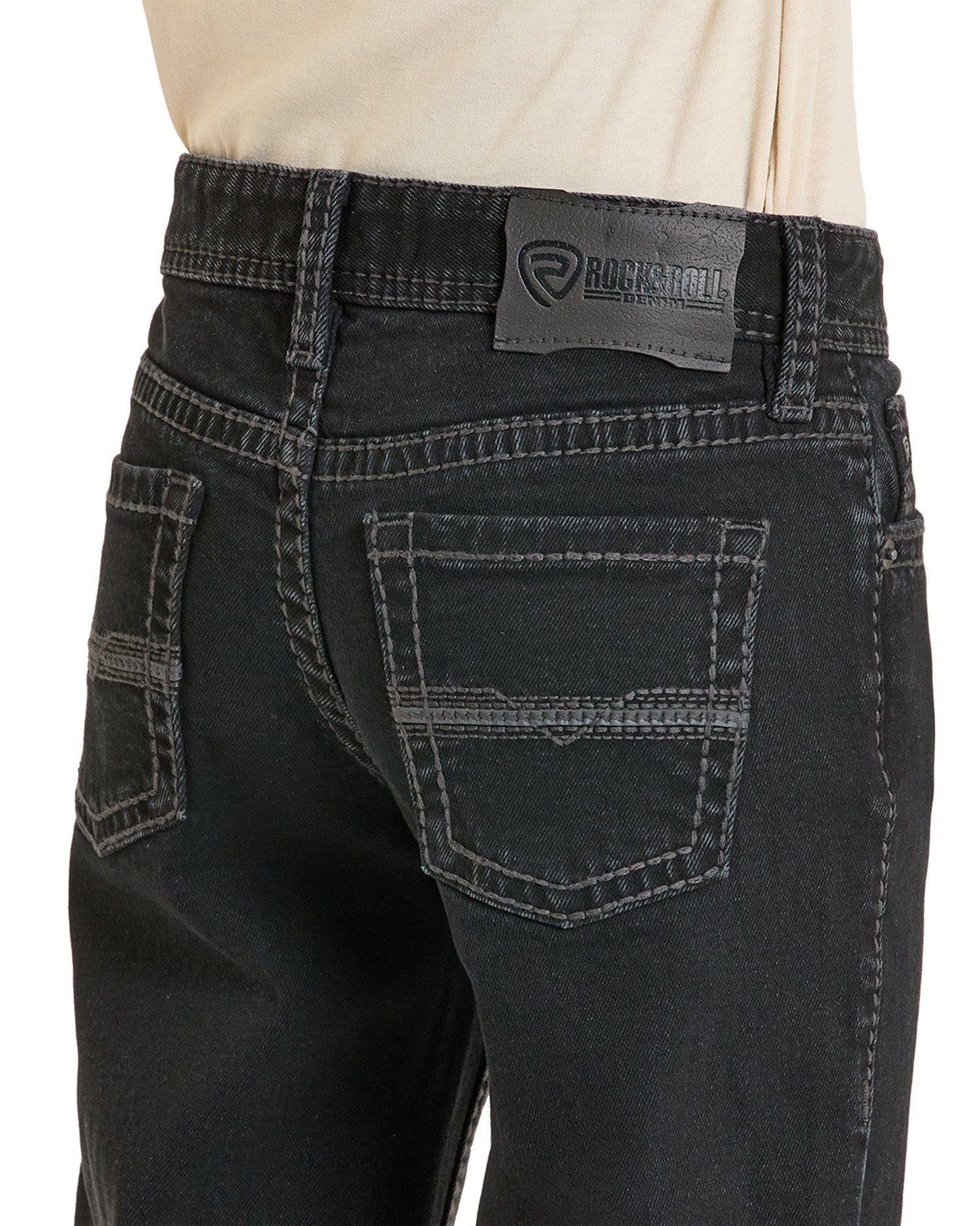 ROCK&ROLL BOY JEAN BLACK BOOTCUT -BB0BD05576