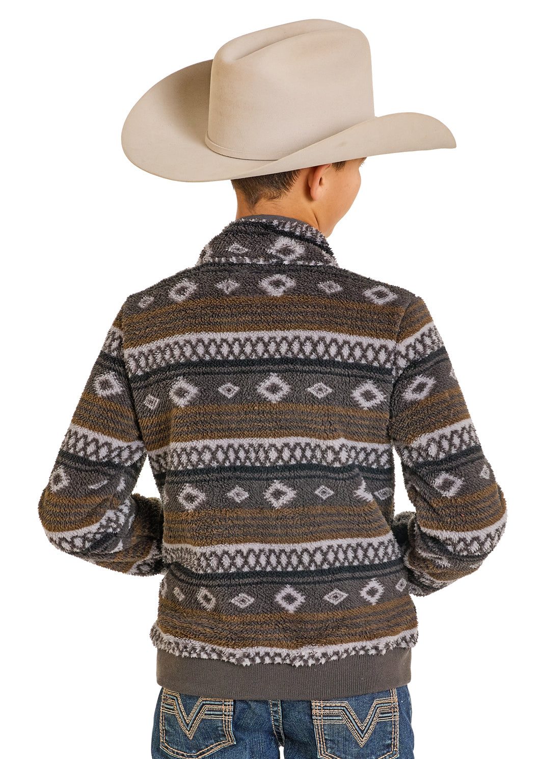 ROCK & ROLL BOYS AZTEC PRINT PULLOVER BB91T07714
