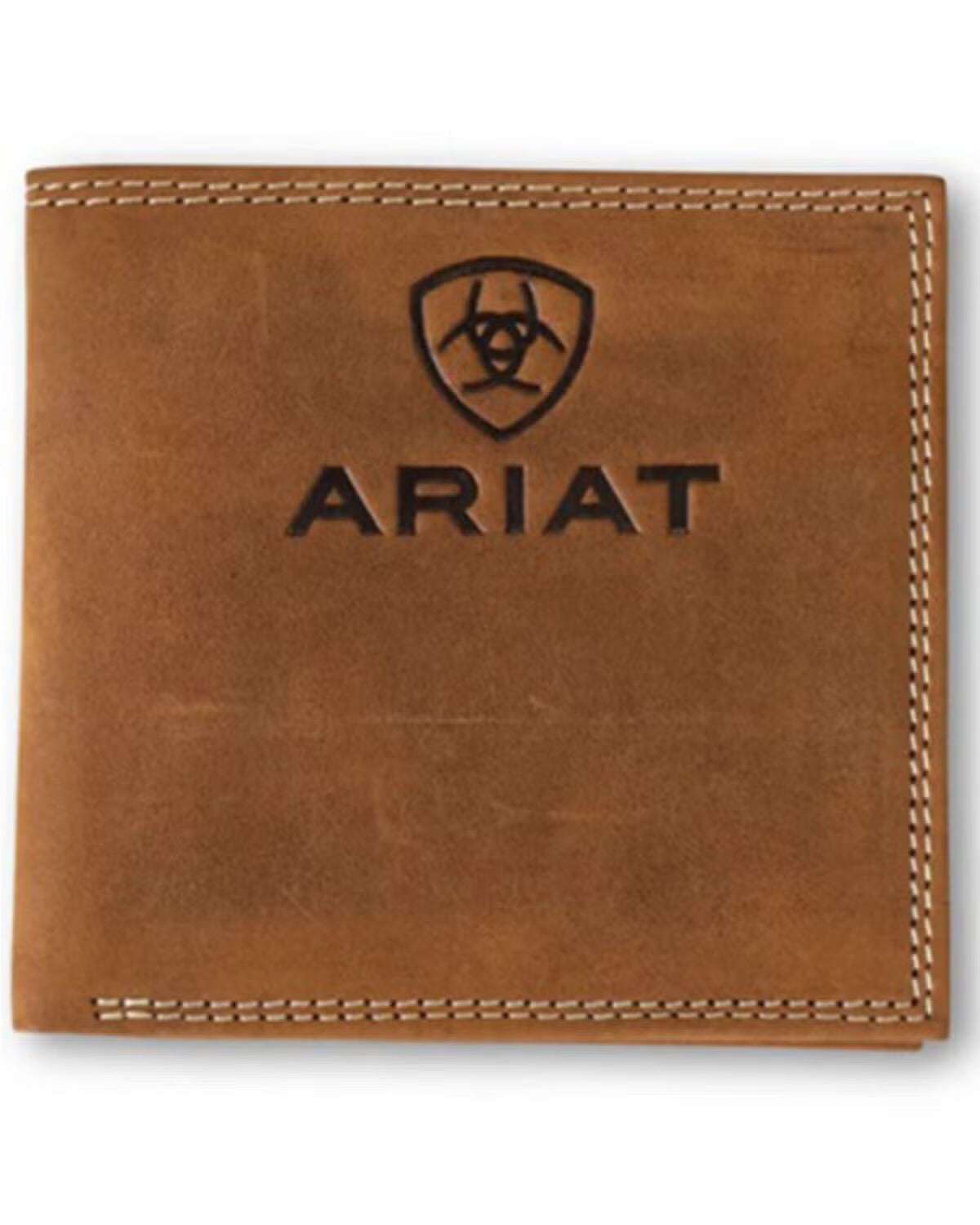 ARIAT MENS BROWN BIFOLD WALLET- A3548244 Laherradurawwnc.com