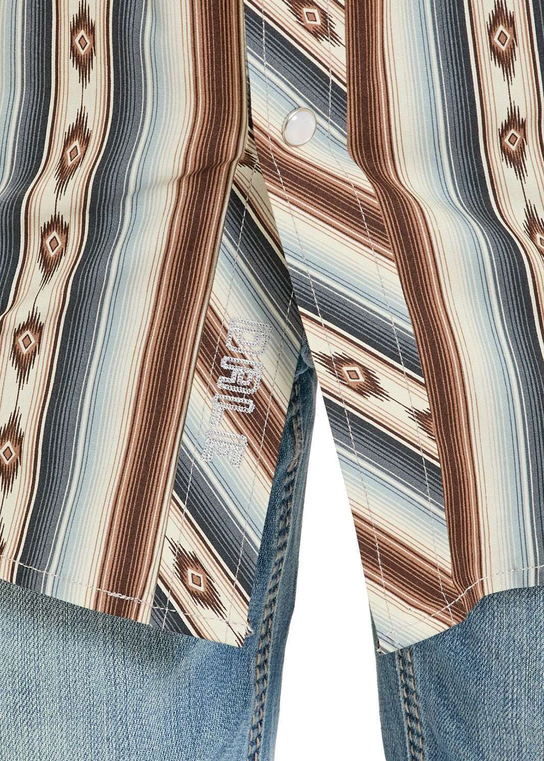 ROCK&ROLL KIDS SHIRT/ DARK BROW - BBN3S08306 Laherradurawwnc.com