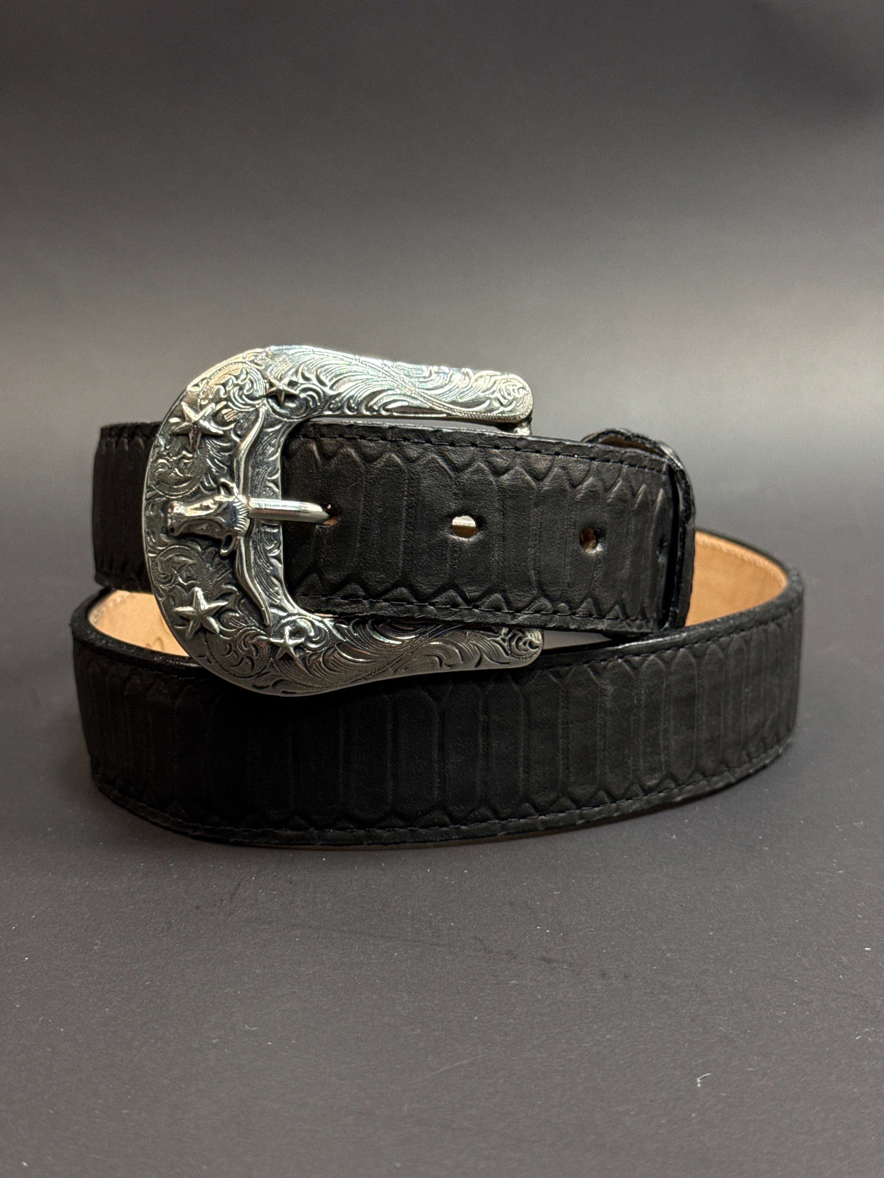 ROCKEM MEN PRINT RAYADO PYTHON BLACK BELT Laherradurawwnc.com