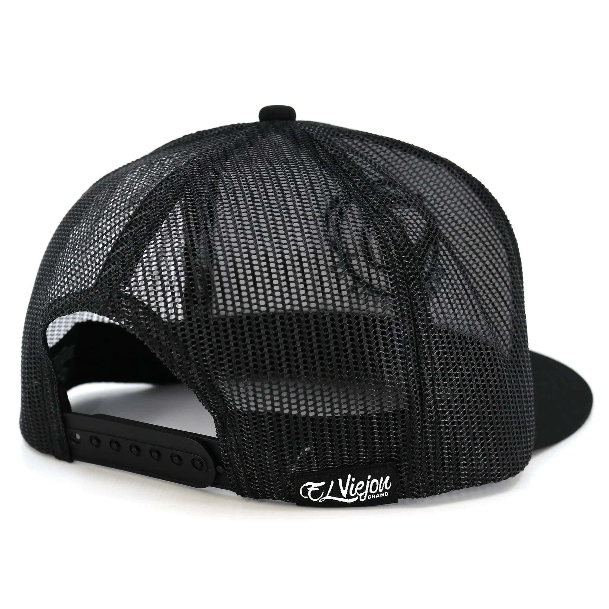 Black mesh cap