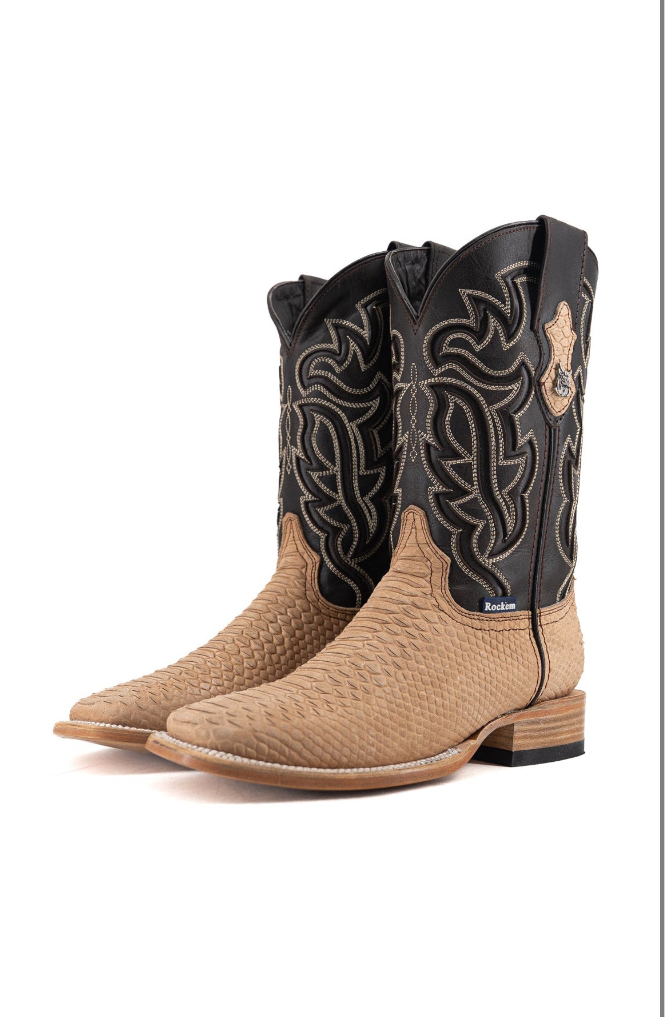 ROCKEM MEN BRUCE PYTHON IMT ORIX MATTE SQ.TOE