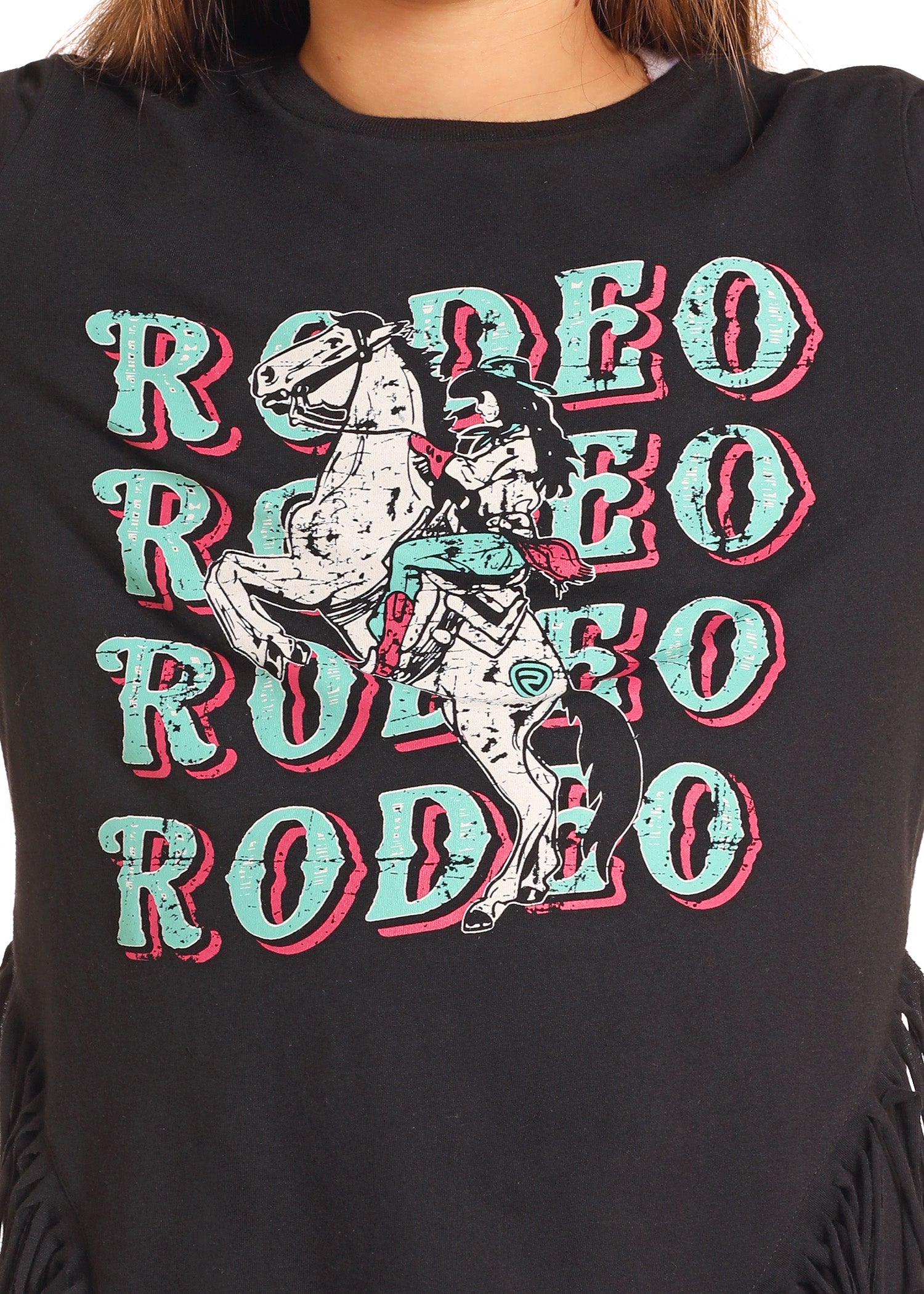 CAMISETA ROCK&ROLL GIRL NEGRA BG22T04984