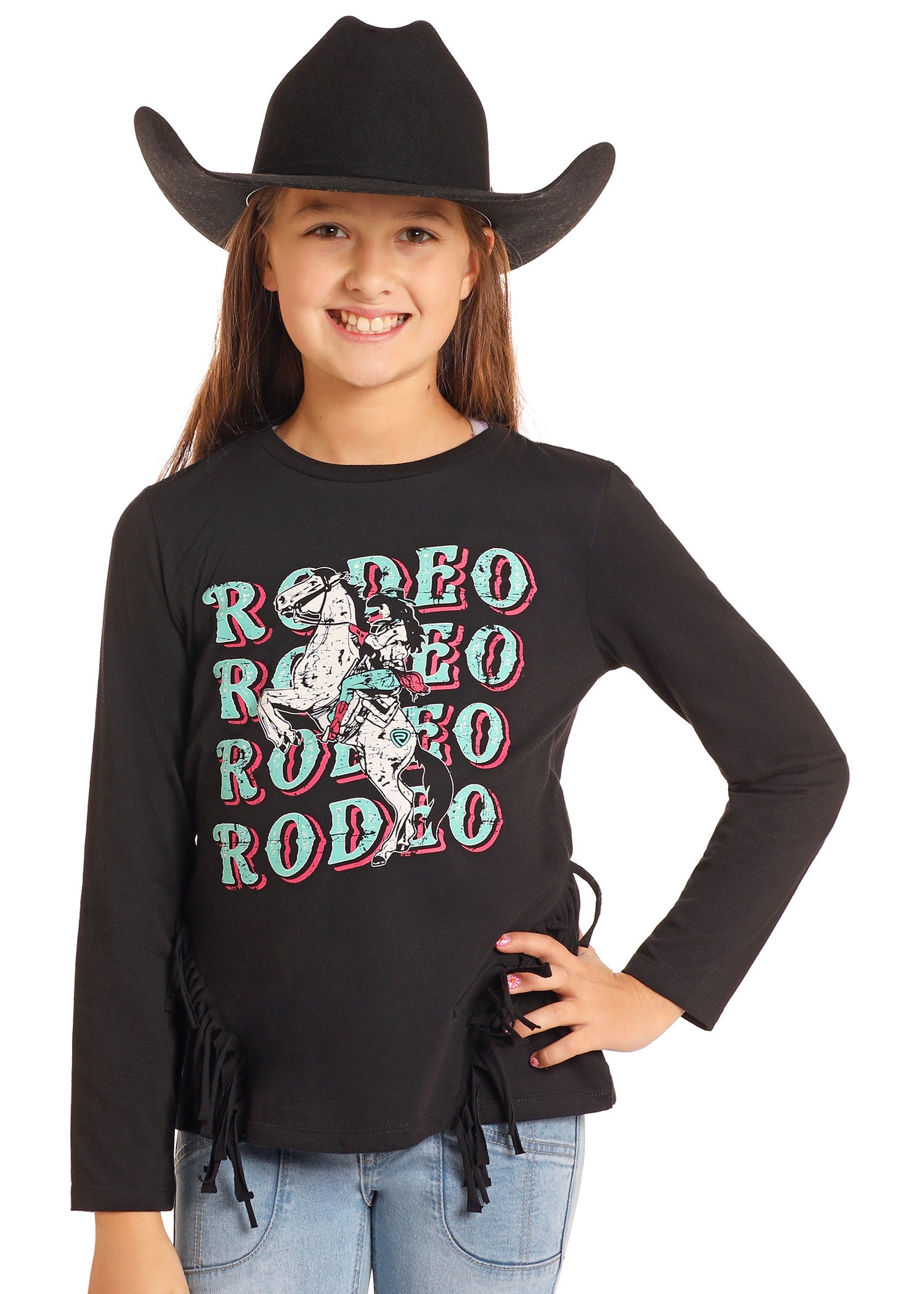 CAMISETA ROCK&ROLL GIRL NEGRA BG22T04984