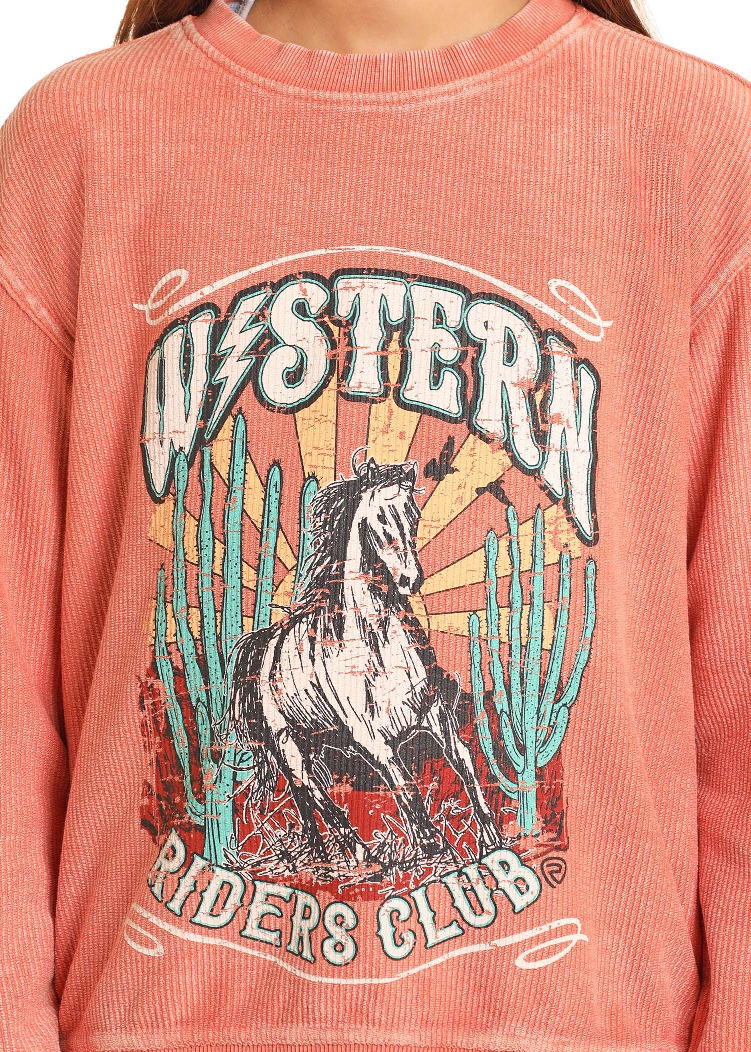 ROCK&ROLL KIDS- GIRLS HOT PINK GRAPHIC PULLOVER W/ FRINGE BG91T04986 Laherradurawwnc.com