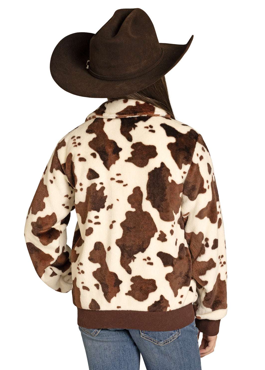 ROCK&ROLL COWHIDE PRINTED JACKET GIRLS-BG92C07757 Laherradurawwnc.com