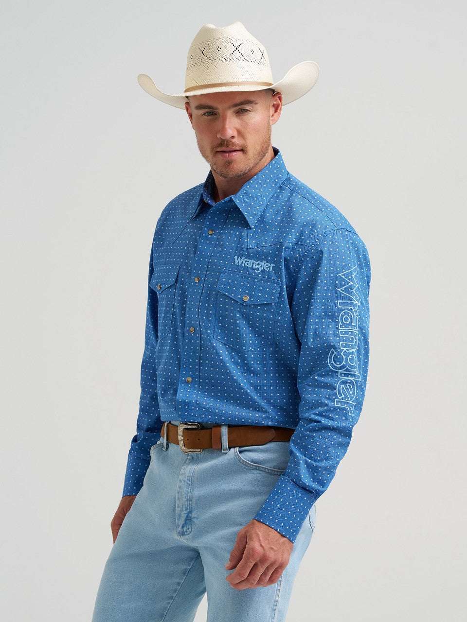MENS WRANGLER SHIRT CLASSIC FIT - 112374858 Laherradurawwnc.com