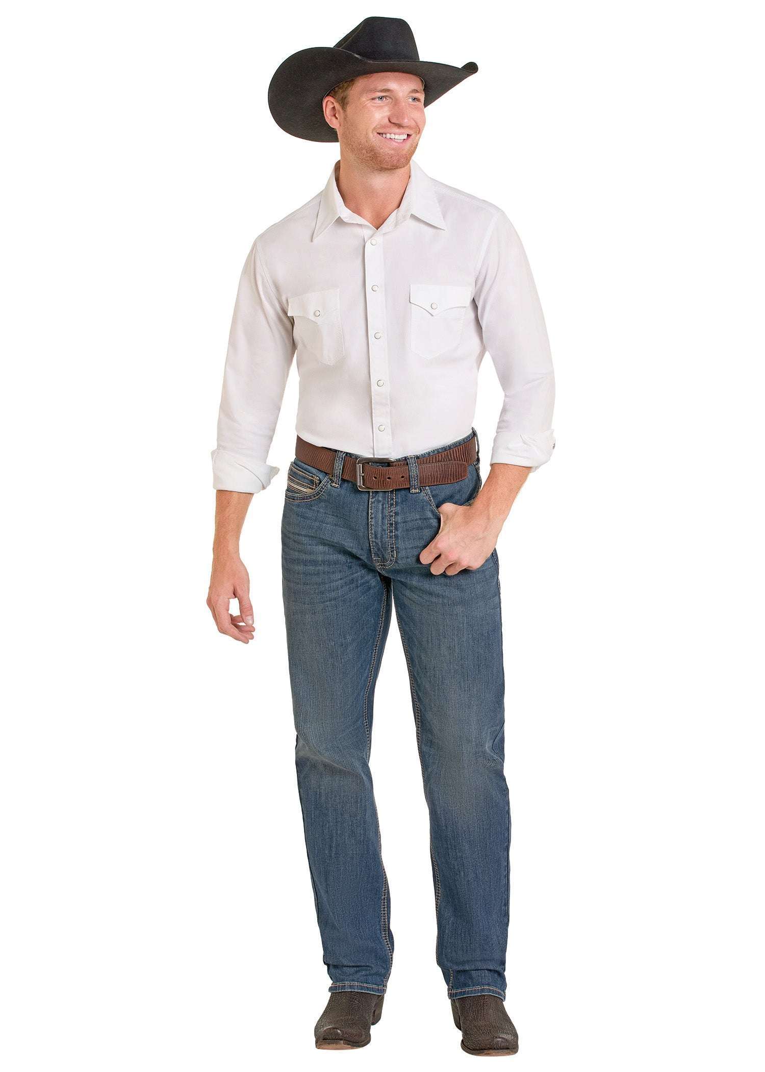 ROCK&ROLL MENS CANNON BOOTCUT MEDIUM VINTAGE BM0CD07372 Laherradurawwnc.com