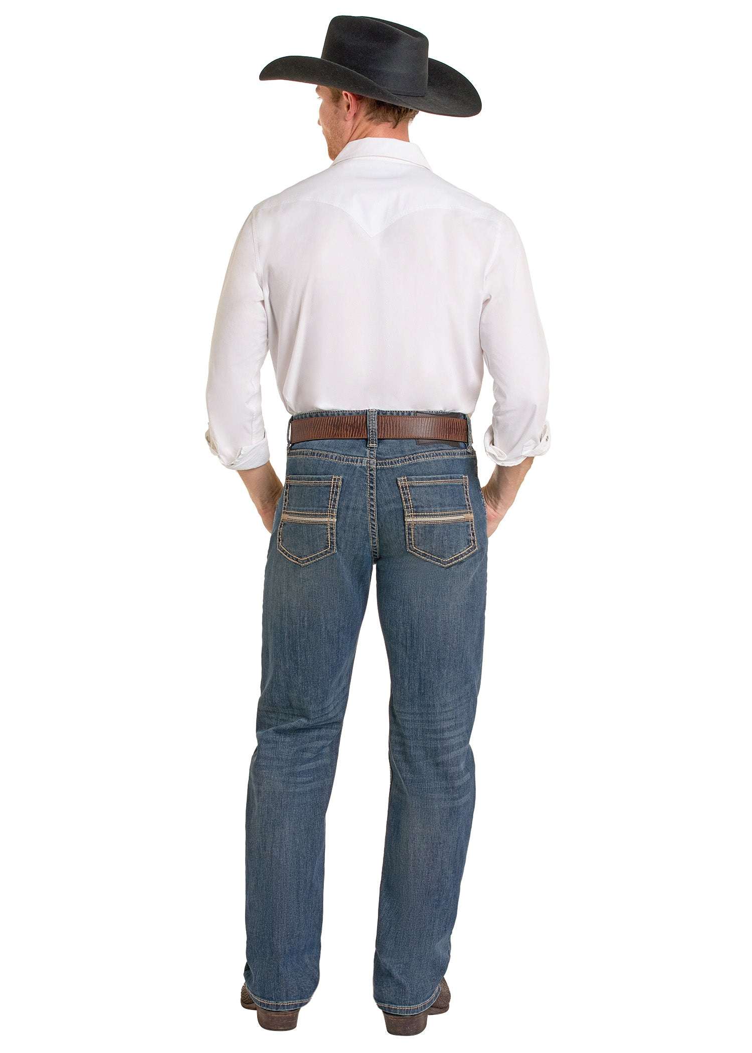 ROCK&ROLL MENS CANNON BOOTCUT MEDIUM VINTAGE BM0CD07372 Laherradurawwnc.com