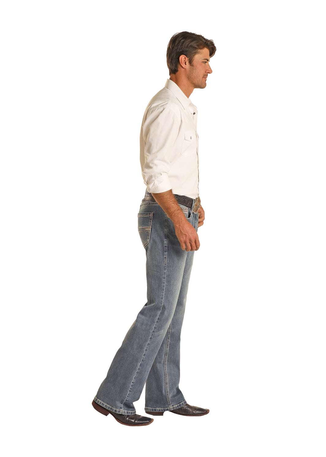 ROCK&ROLL PISTOL BOOTCUT REGULAR BOOTCUT MEDIUM VINTAGE - BM0PD02492 Laherradurawwnc.com