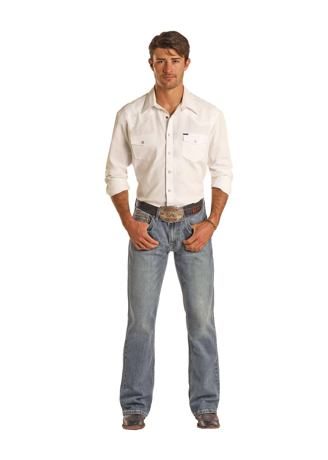 ROCK&ROLL PISTOL BOOTCUT REGULAR BOOTCUT MEDIUM VINTAGE - BM0PD02492 Laherradurawwnc.com