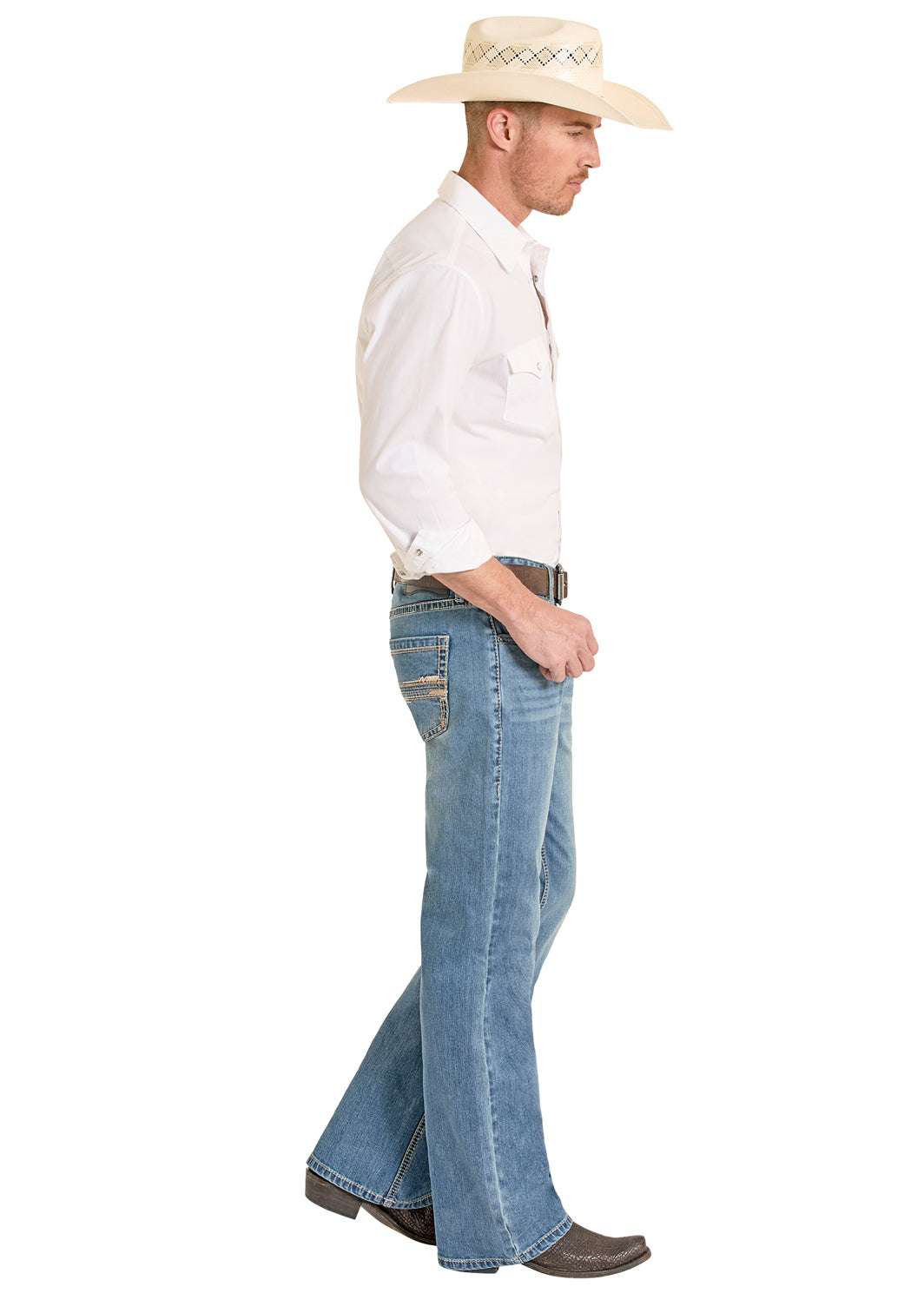 ROCK&ROLL PISTOL BOOTCUT REGULAR FIT MEDIUM VINTAGE - BM0PD08582 Laherradurawwnc.com