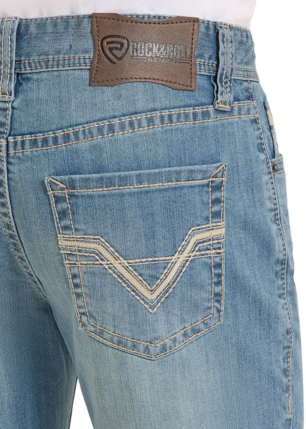 ROCK&ROLL STRAIGHT BOOT RELAXED FIT MEDIUM VINTAGE - BM0SD08572 Laherradurawwnc.com