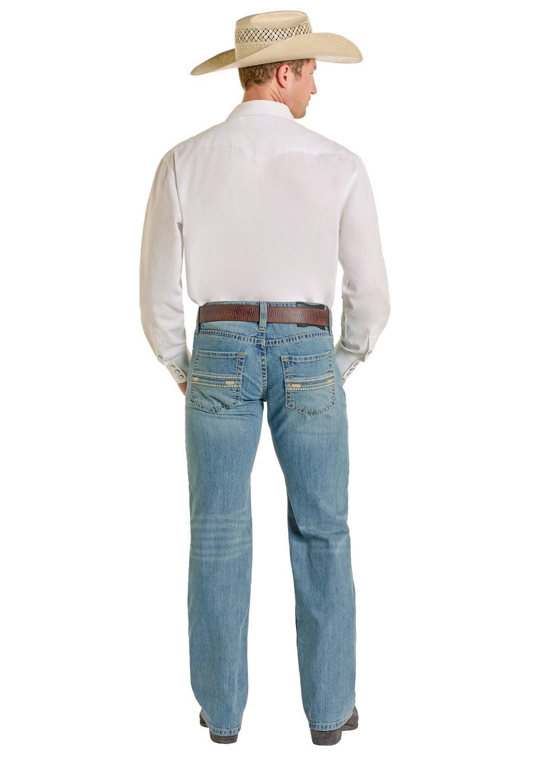 ROCK&ROLL MEN JEANS MEDIUM VINTAGE TEO TONE LADDER PISTOL BM0PD06695