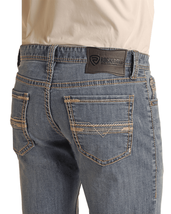 ROCK & ROLL REVOLVER STRAIGHT LIGHT VINTAGE REFLEX ROPE STITCH - BM1RD03115 Laherradurawwnc.com