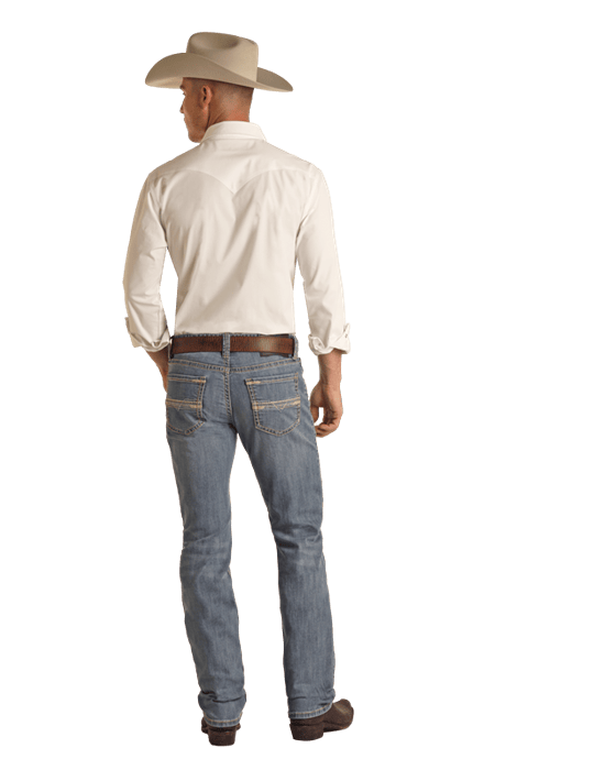 ROCK & ROLL REVOLVER STRAIGHT LIGHT VINTAGE REFLEX ROPE STITCH - BM1RD03115 Laherradurawwnc.com