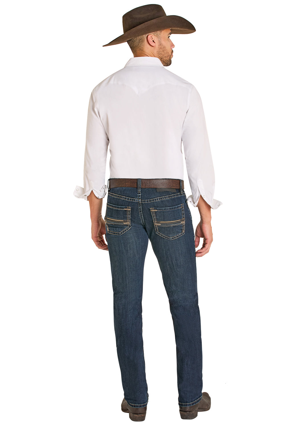 ROCK&ROLL MENS RIFLE SKINNY DARK VINTAJE BM2MD08026