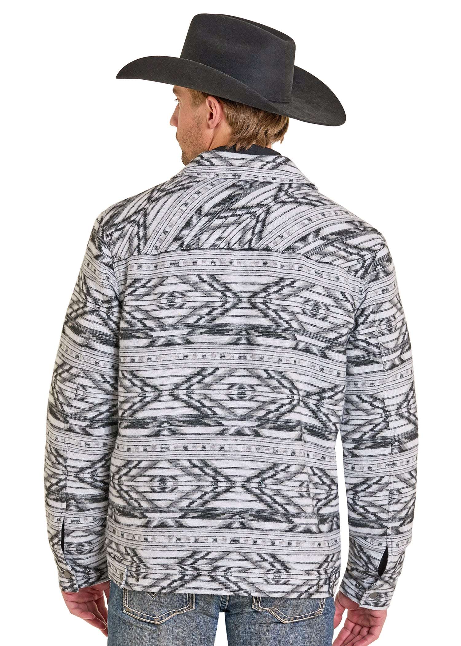 ROCK&ROLL GREY MENS JACKET RRJ ACQUARD WITH BERBER LINING BM92C06719 Laherradurawwnc.com
