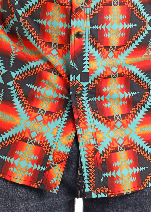 ROCK&ROLL AZTEC SHIRT ORANGE- BMN2S04738