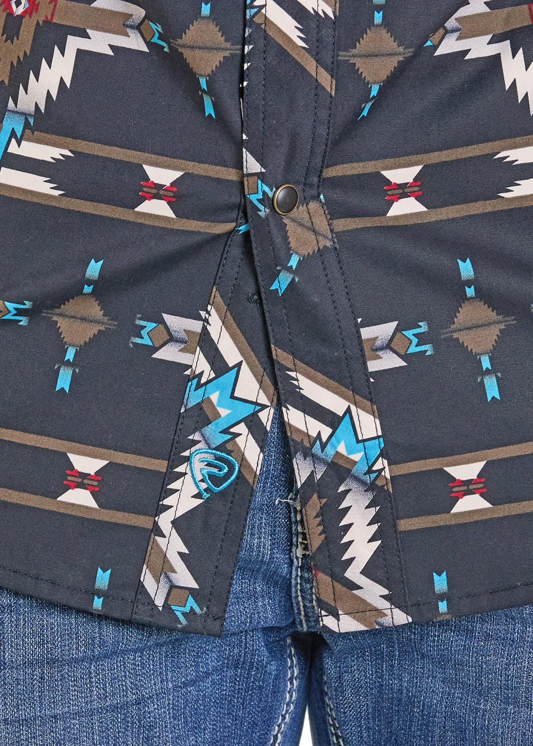 ROCK&ROLL MEN LONG SLEEVE SHIRT BLACK BMN2S07629