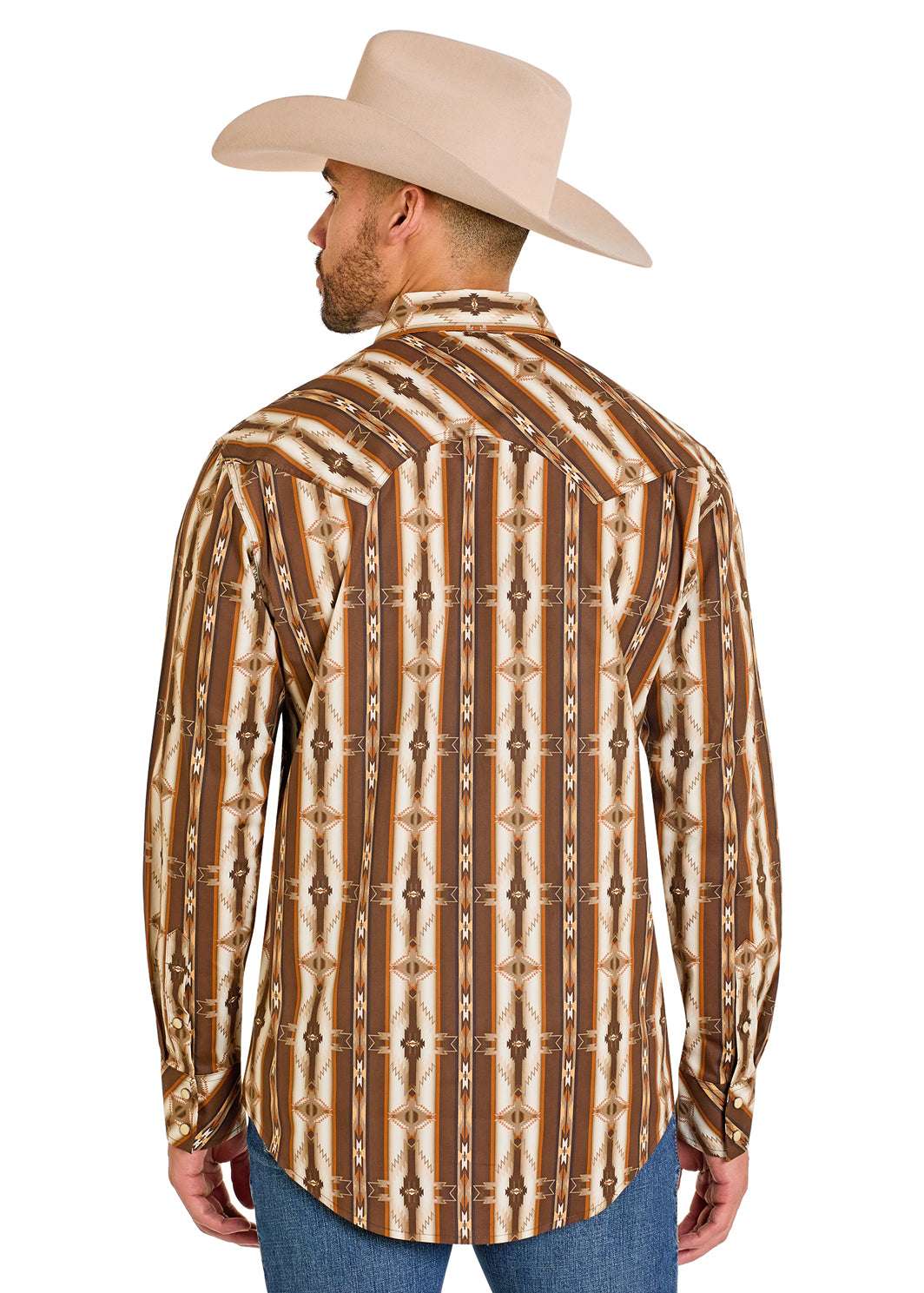 ROCK&ROLL DARK BROWN RR AZTEC PRINT - BMN2S07635 Laherradurawwnc.com