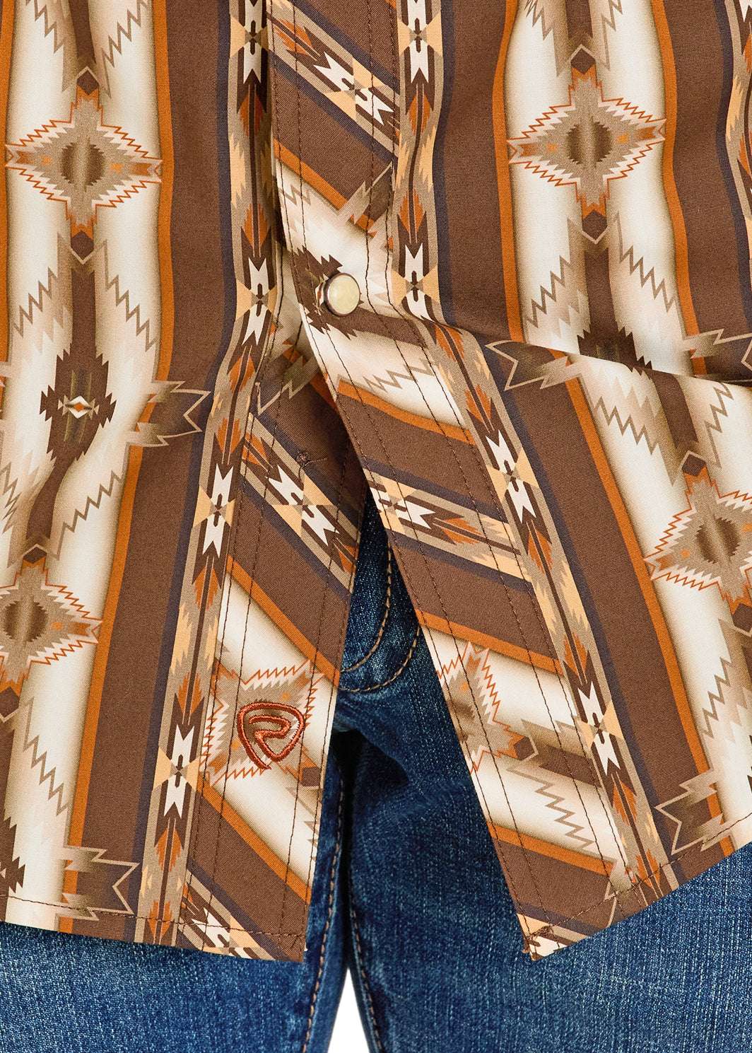 ROCK&ROLL DARK BROWN RR AZTEC PRINT - BMN2S07635 Laherradurawwnc.com