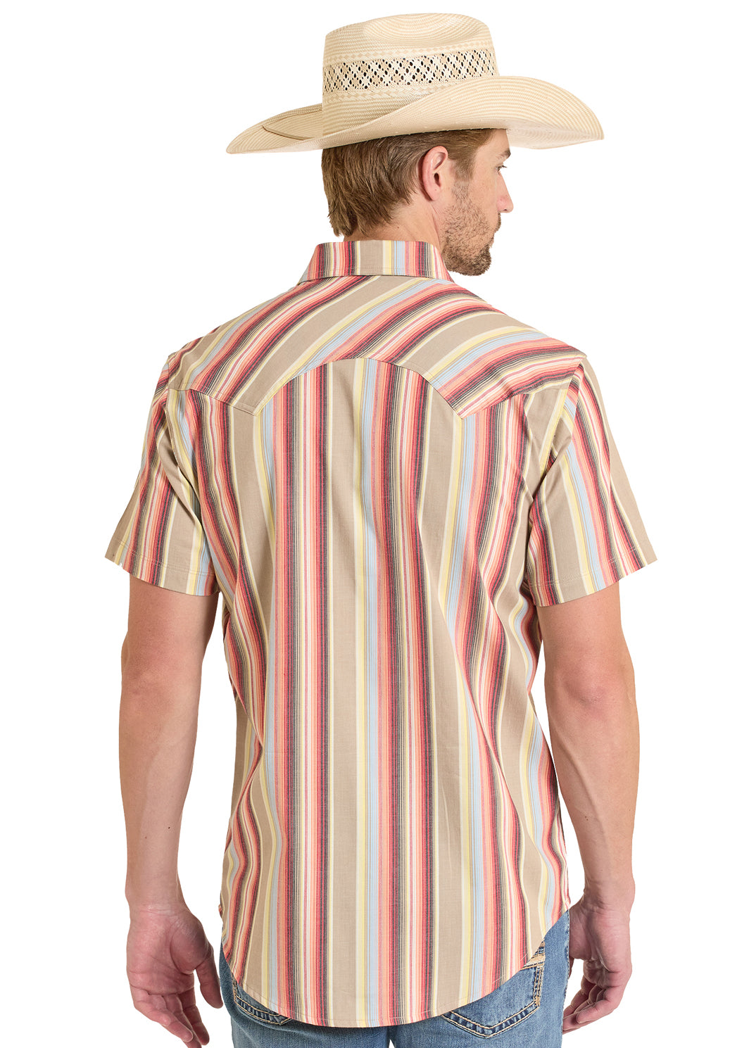 ROCK&ROLL SHIRT MENS DARK BROWN SHORT BMN3S08309