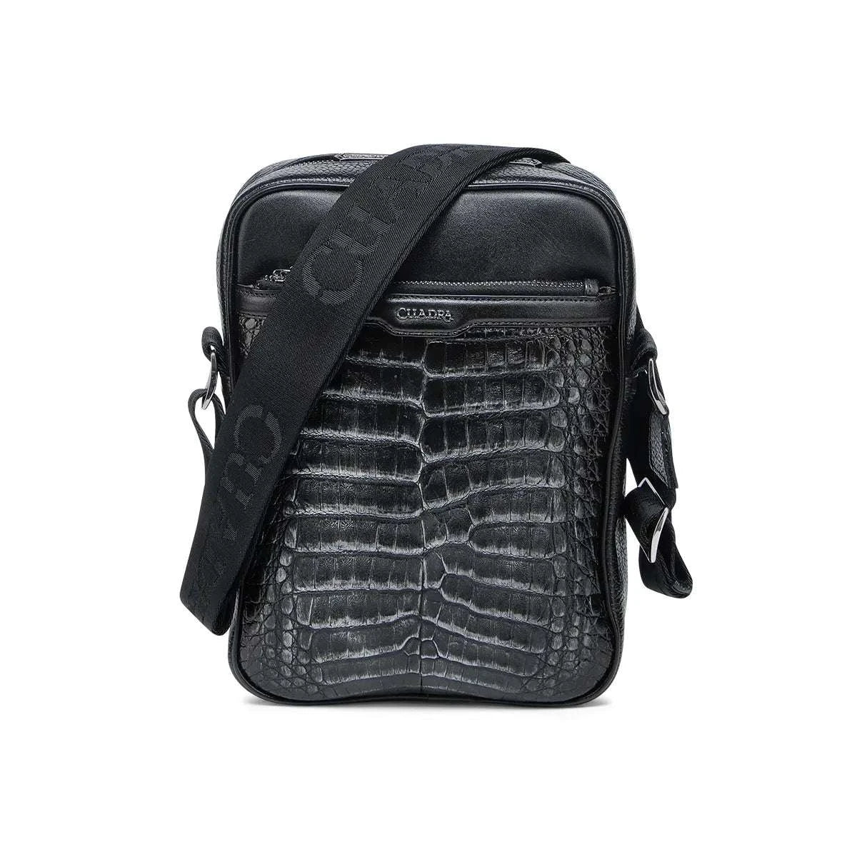 CUADRA MEN FUSCUS BELLY METALLIC NEGRO BAG DU731 Laherradurawwnc.com