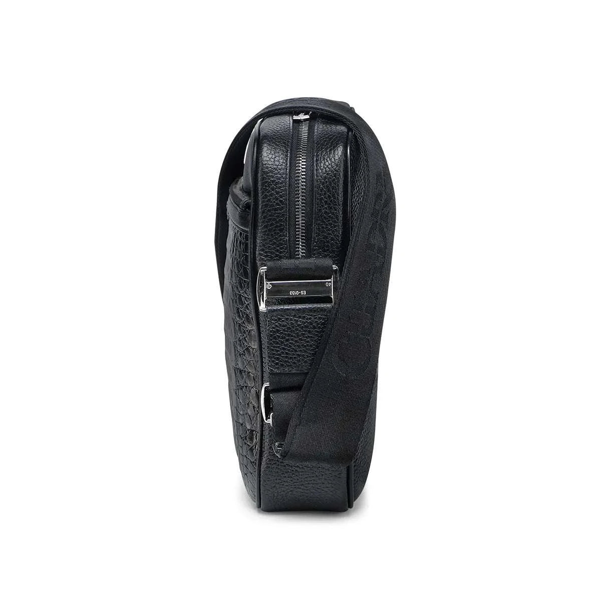 CUADRA MEN FUSCUS BELLY METALLIC NEGRO BAG DU731 Laherradurawwnc.com