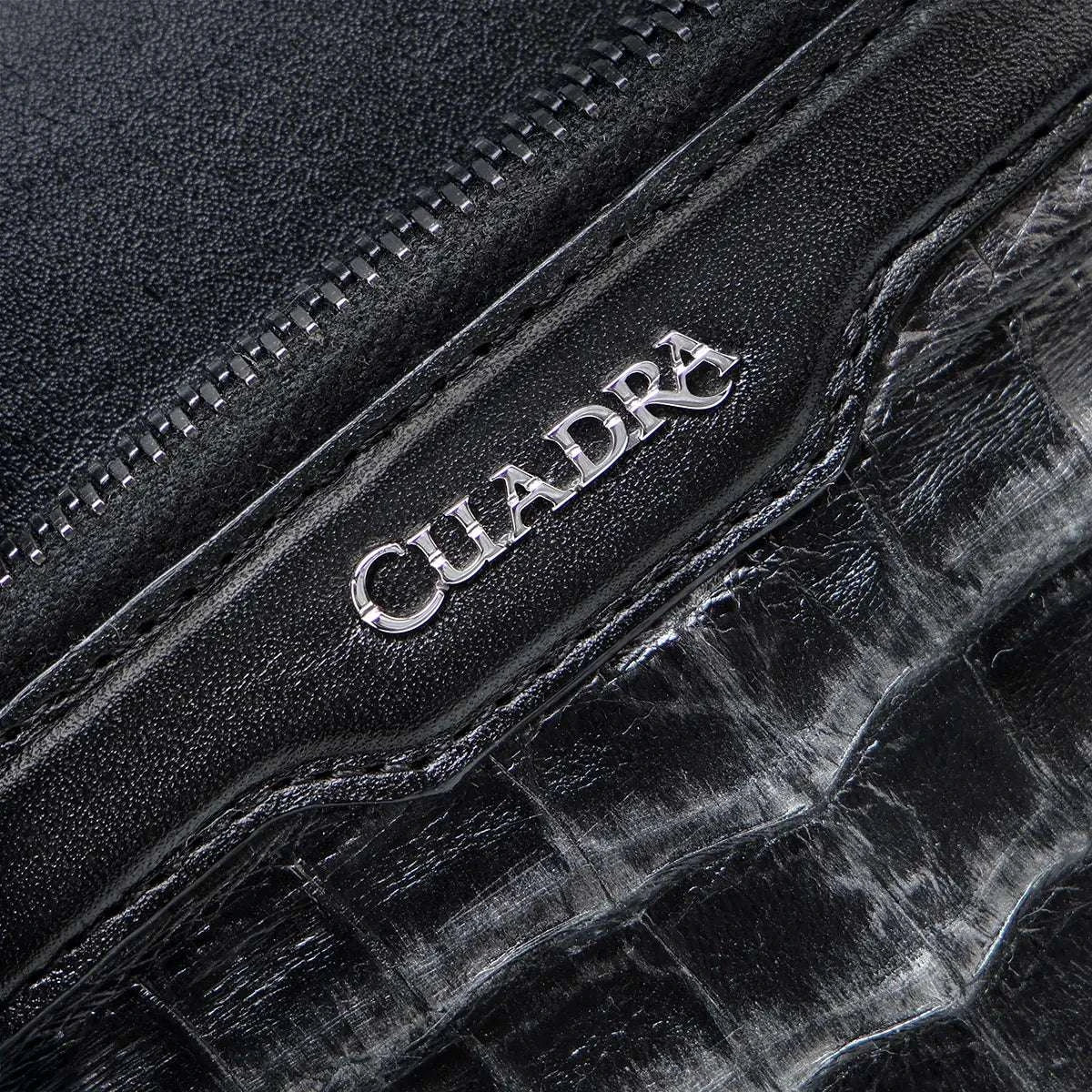 CUADRA MEN FUSCUS BELLY METALLIC NEGRO BAG DU731 Laherradurawwnc.com