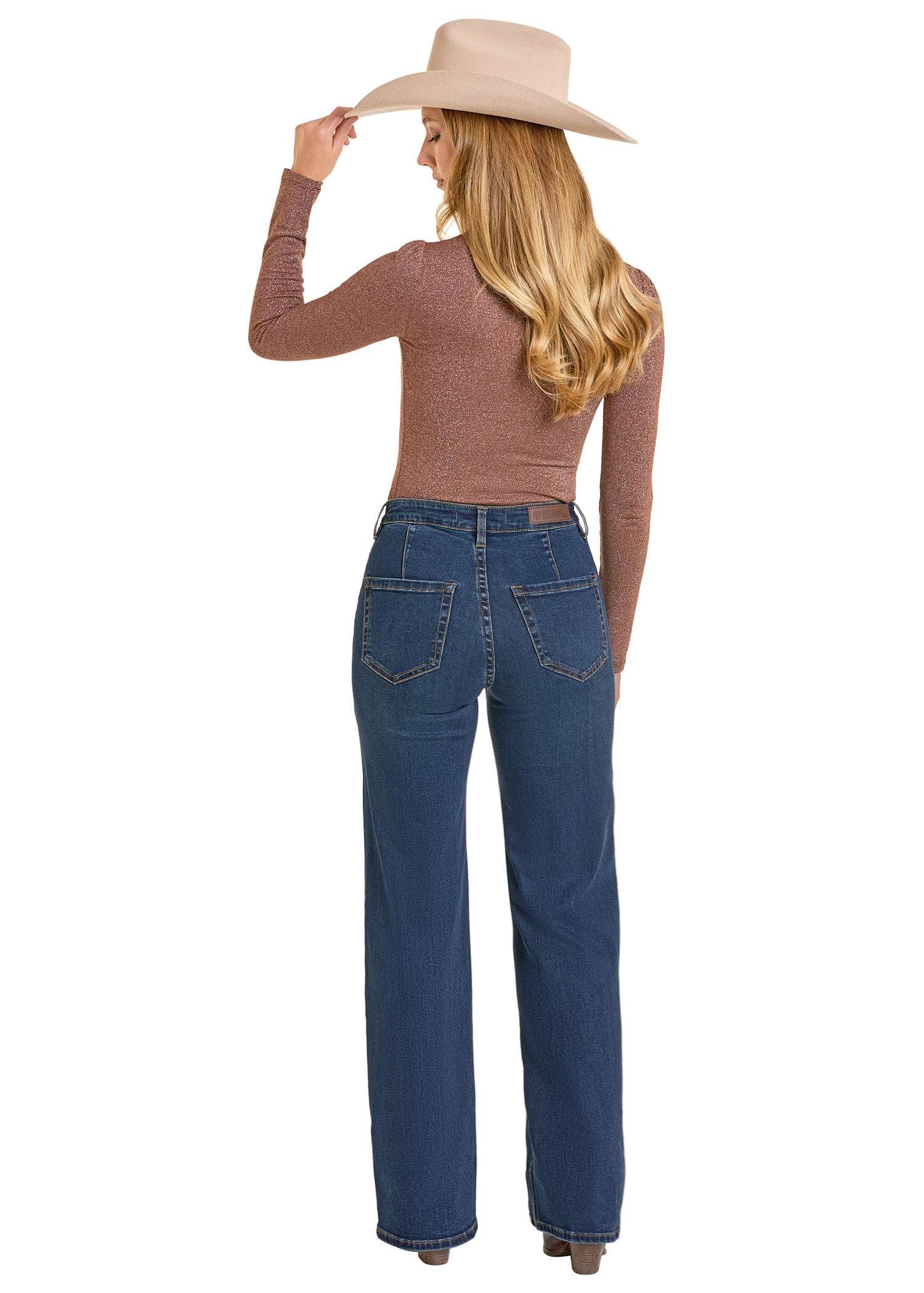 ROCK&ROLL WOMEN FLARE DARK WASH -BW6HD07214 Laherradurawwnc.com