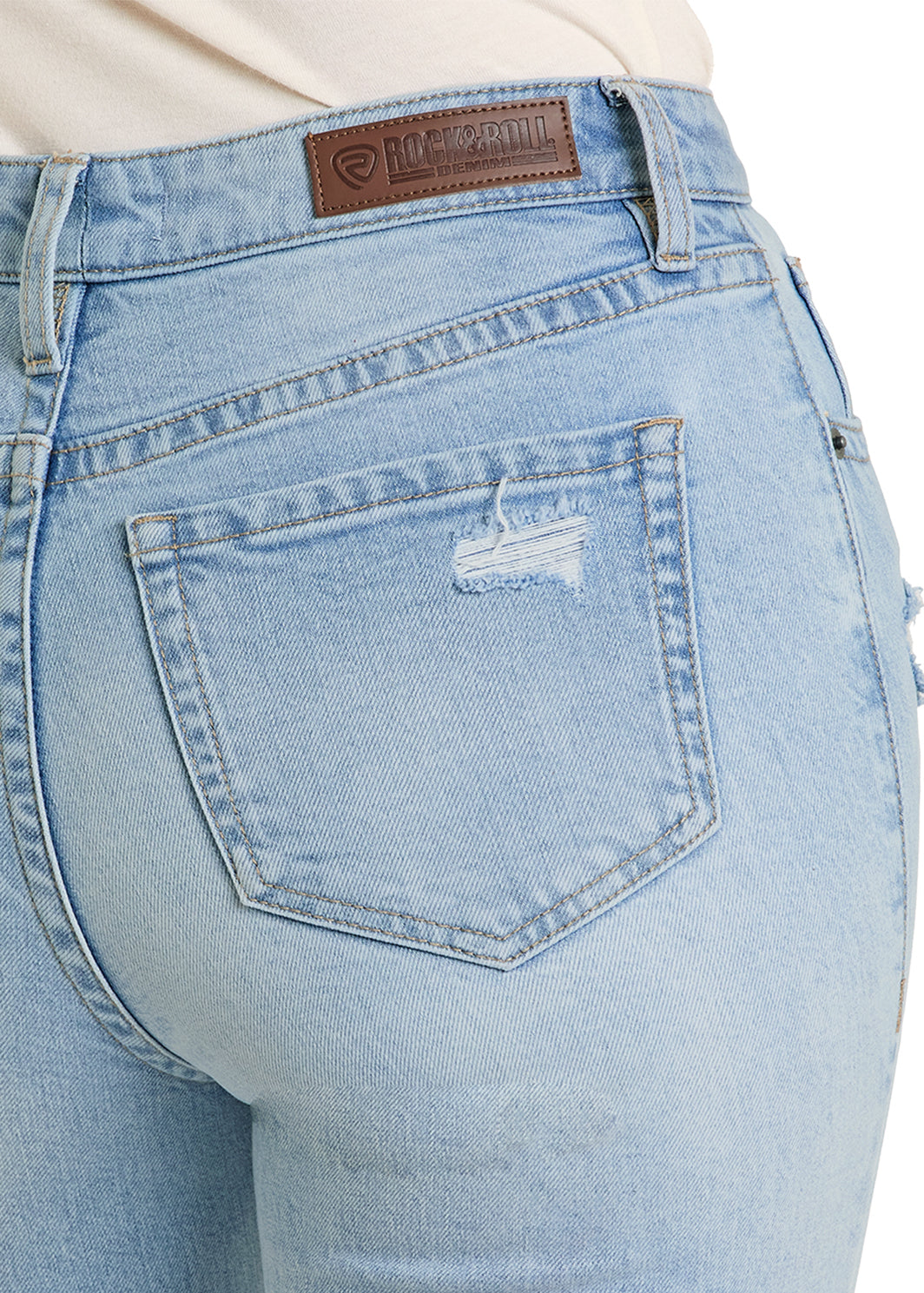 ROCK AND ROLL LIGHT WASH FLARE JEAN HIGH RISE-BW6HD08493