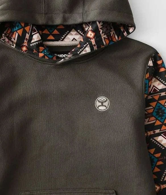 Hooey Youth Boys Brown Hoody HH1191BR Laherradurawwnc.com