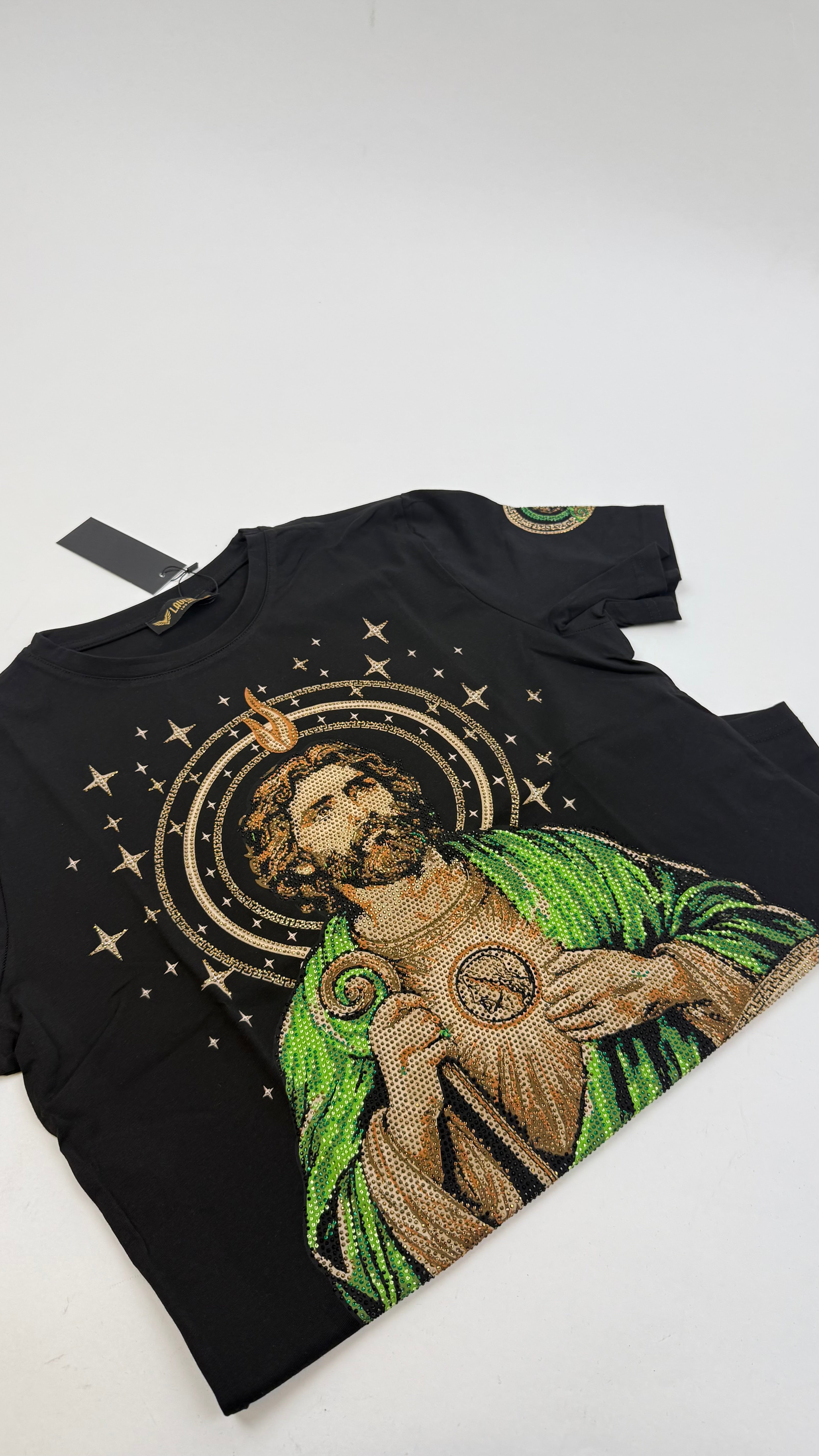 LAVERITA BLACK T-SHIRT SAN JUDAS -LAV94819