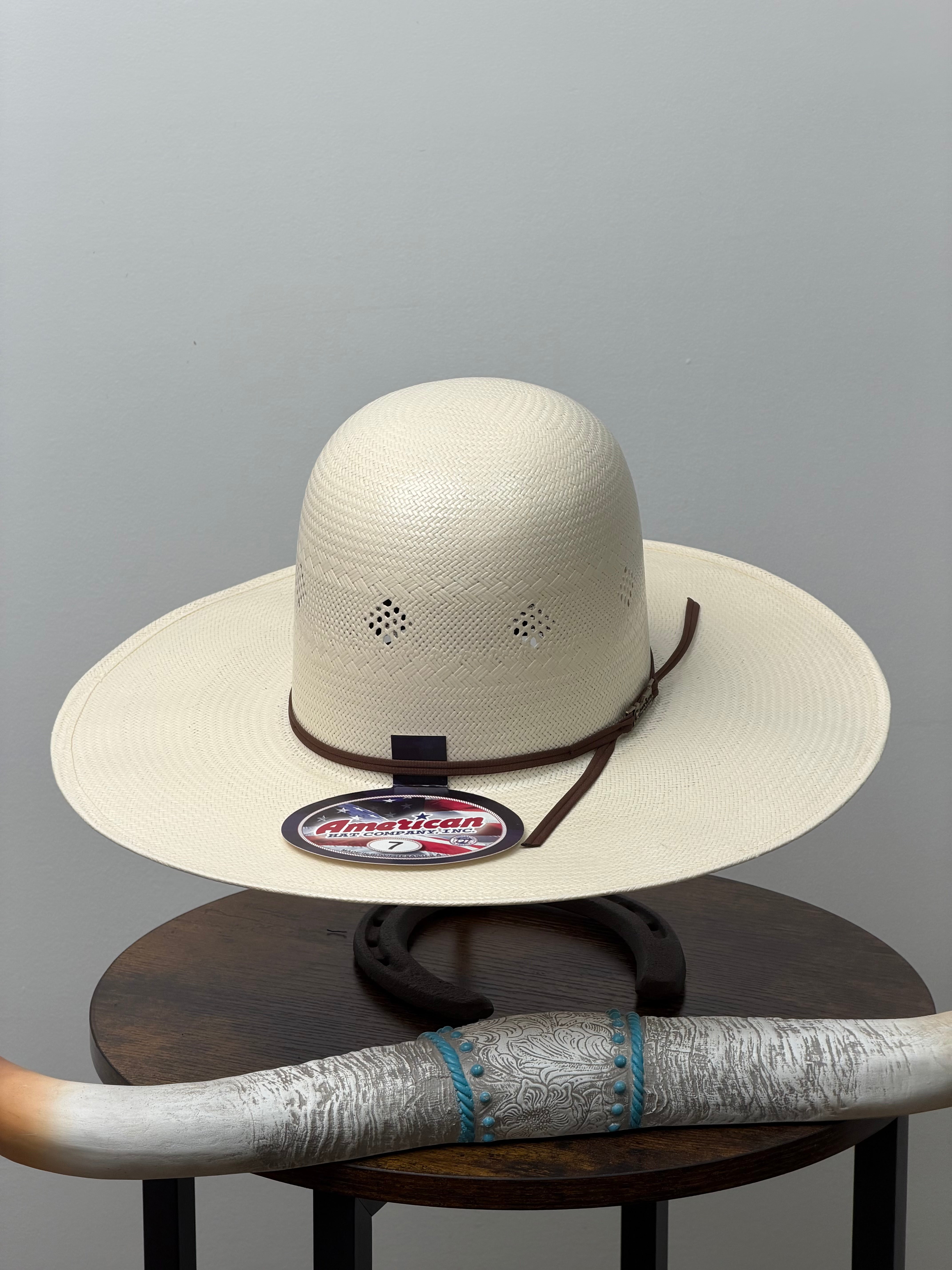 7200 AMERICAN HAT OPEN CROWN STRAW HAT STYLE
