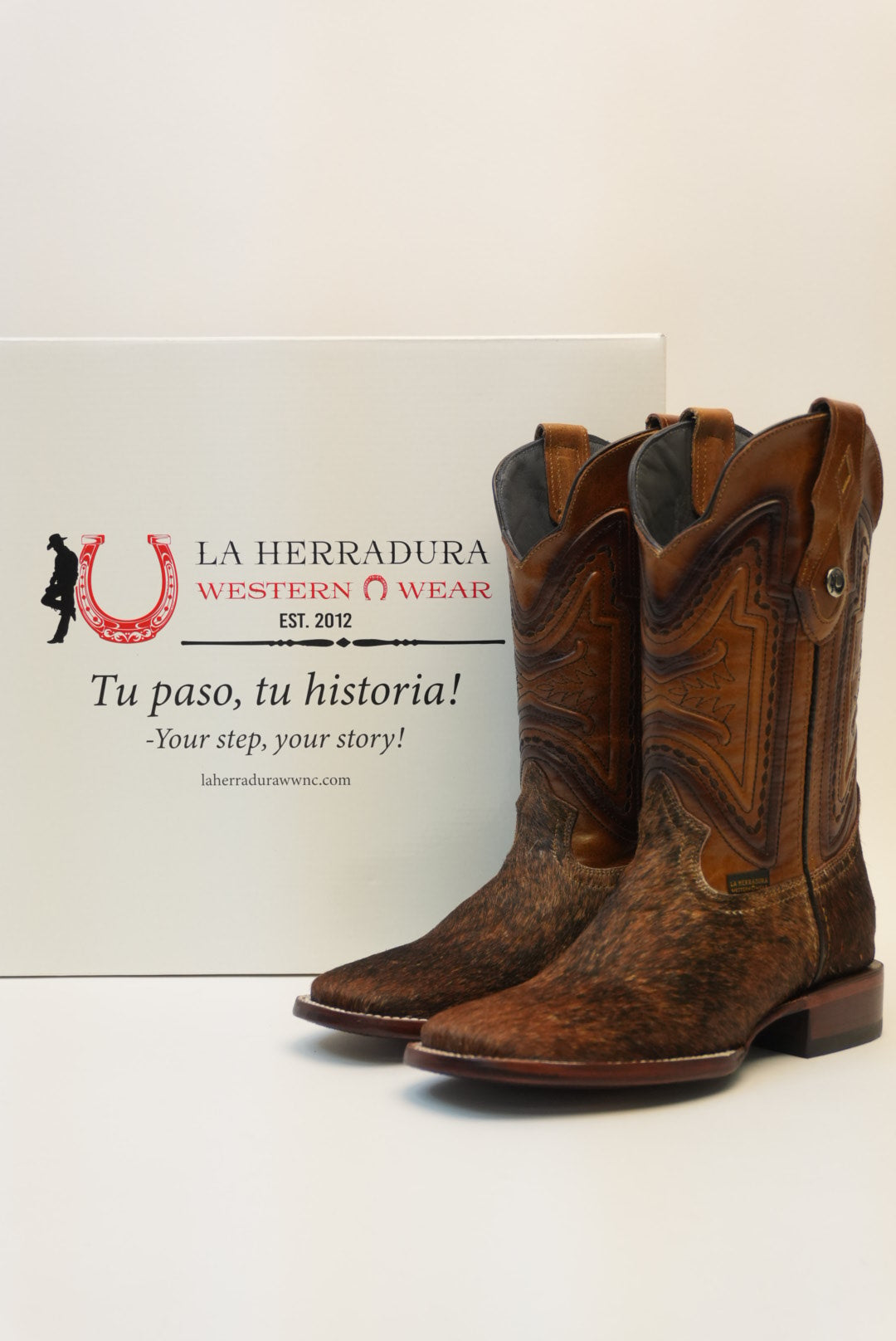 LA HERRADURA MENS DANIEL PELO TIGRE BARAZA CAJETA BOOT