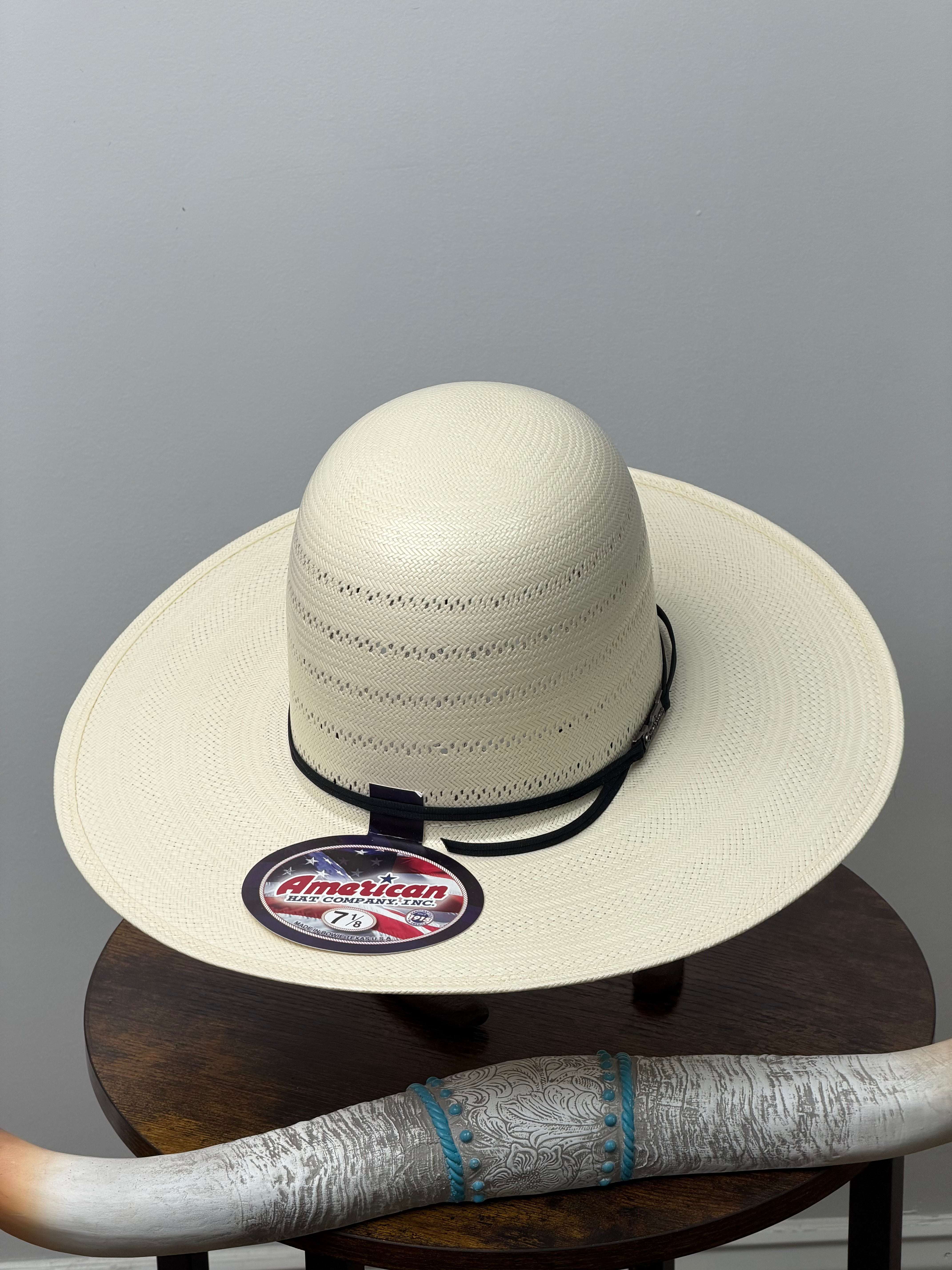 7410 AMERICAN HAT OPEN CROWN STRAW HAT STYLE Laherradurawwnc.com