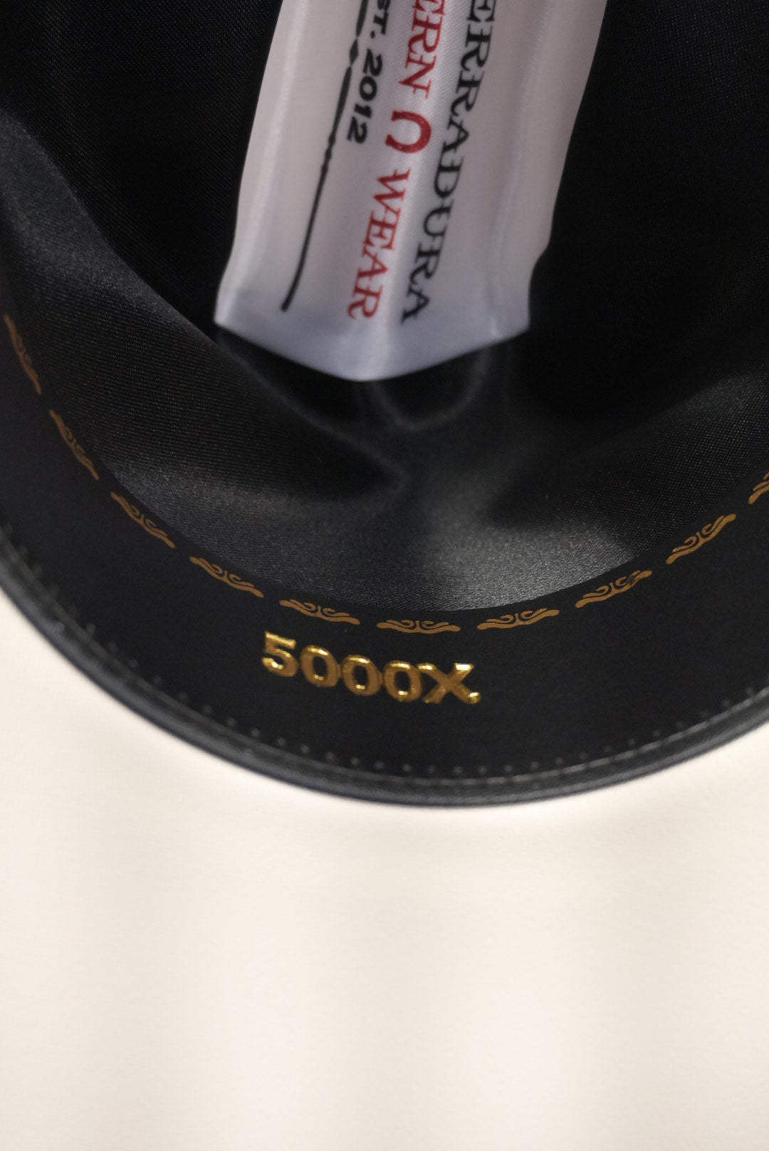 LA HERRADURA 5000X AVESTRUZ CAFE COPA CHICA BRIM 3 1/2 ESTILO SINALOA