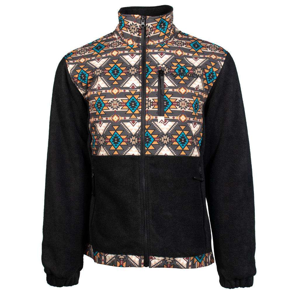 HOOEY BOY TECH FLEECE JACKET BLACK HJ091BRAZ Laherradurawwnc.com