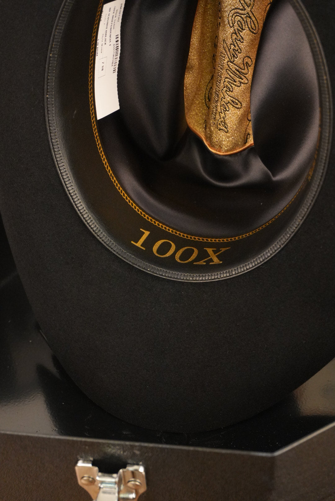 100X SOMBRERO VAQUERO INDEPENDENCIA DE LARRY MAHAN NEGRO