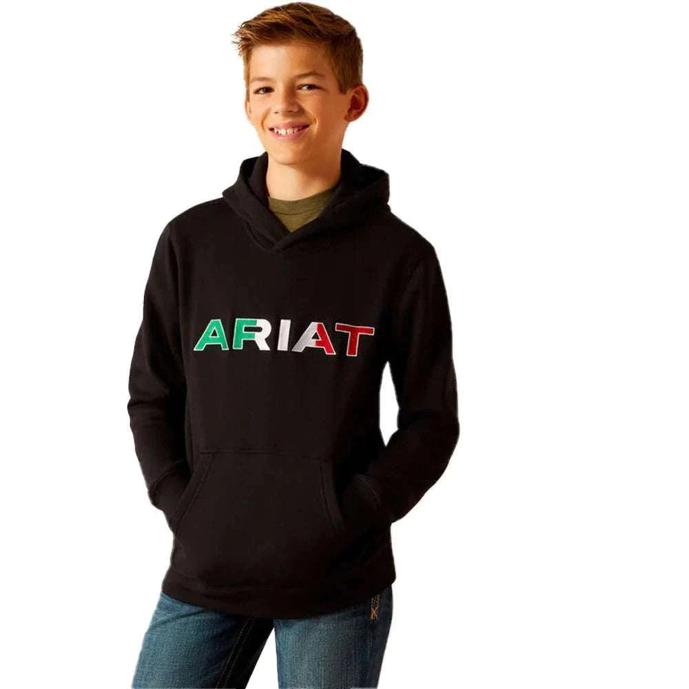 ARIAT HOODIE TEAM MEXICO BLACK 10046471 Laherradurawwnc.com