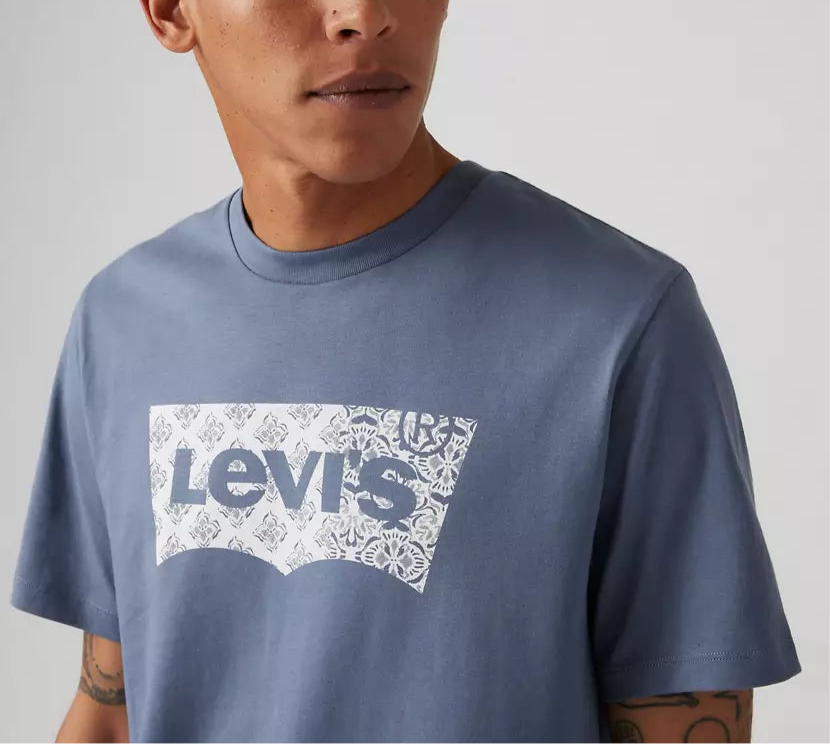 LEVI'S MENS SHORT SLEEVE T-SHIRT NAVY 224911958 Laherradurawwnc.com